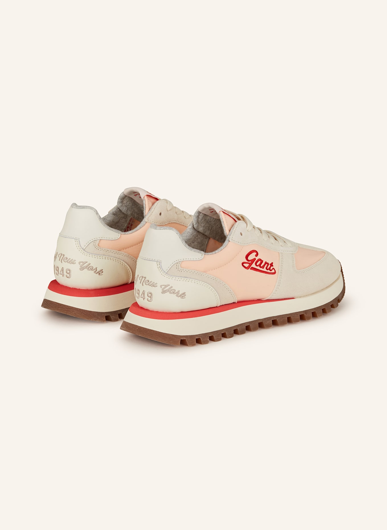 GANT Sneaker CAFFAY: CREME/ HELLROSA