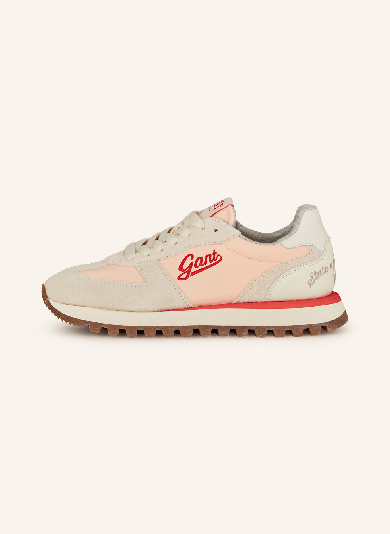 GANT Sneaker CAFFAY: CREME/ HELLROSA
