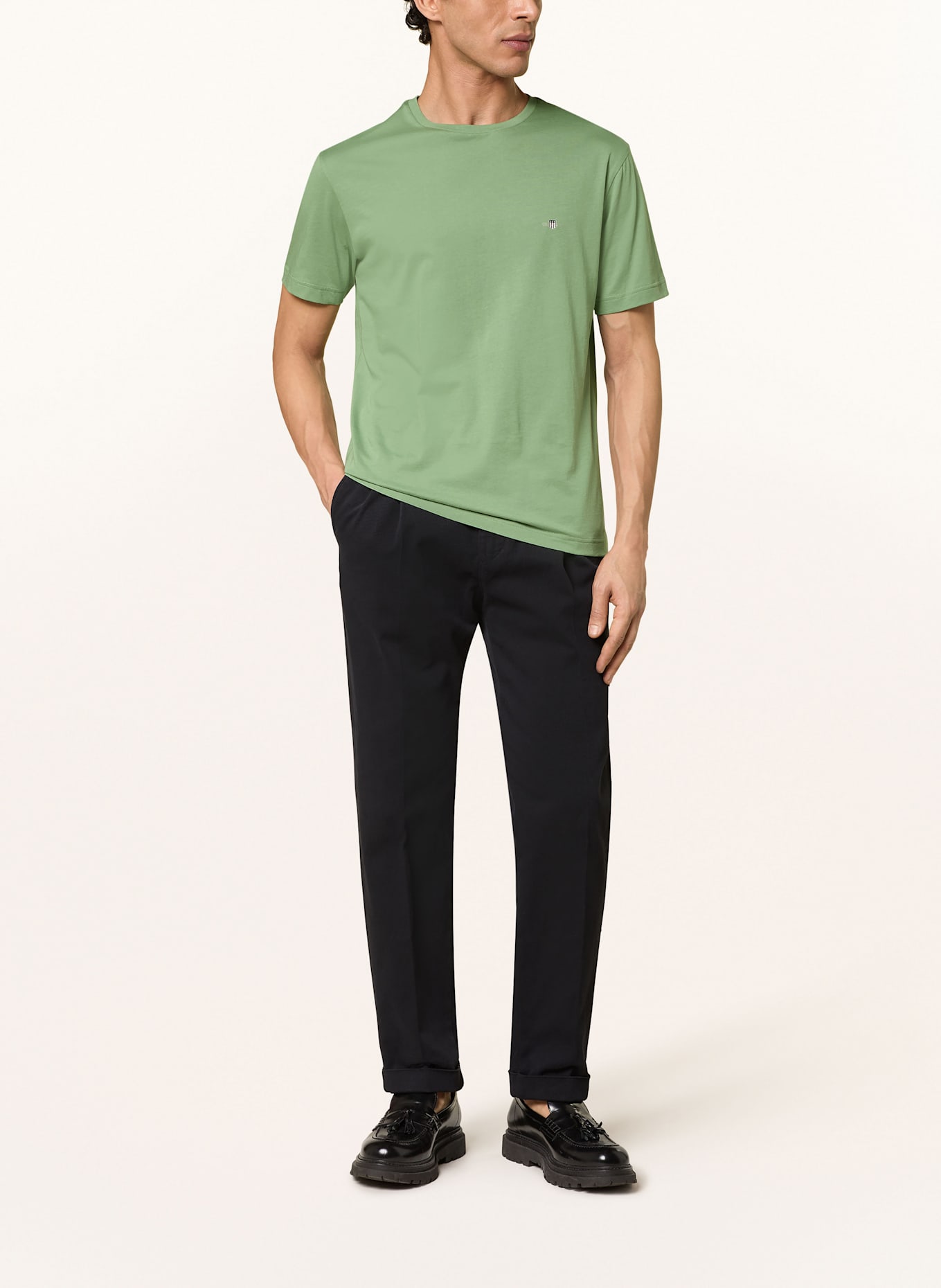 GANT T-Shirt: HELLGRÜN