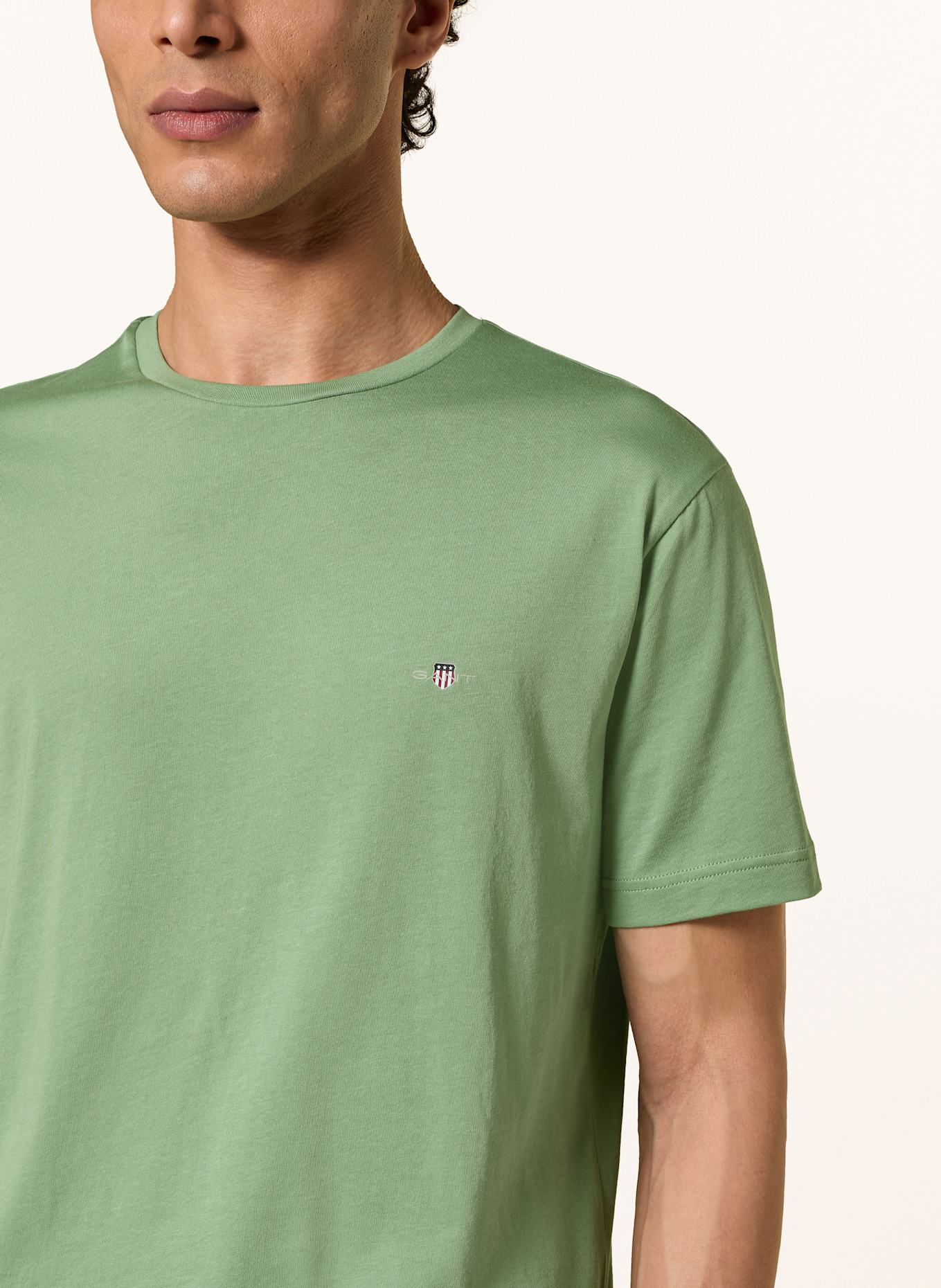 GANT T-Shirt: HELLGRÜN
