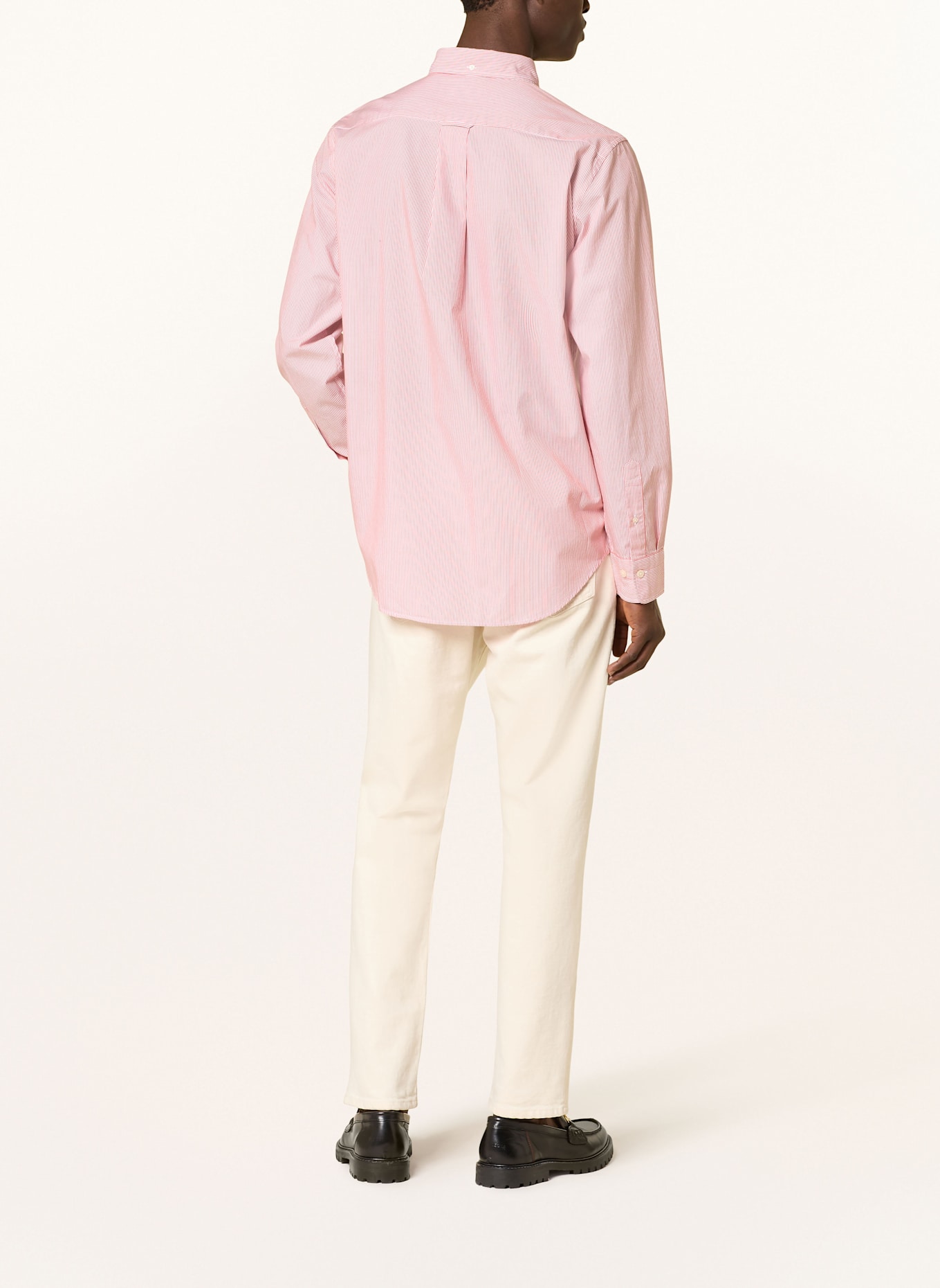 GANT Hemd Comfort Fit: DUNKELORANGE/ WEISS