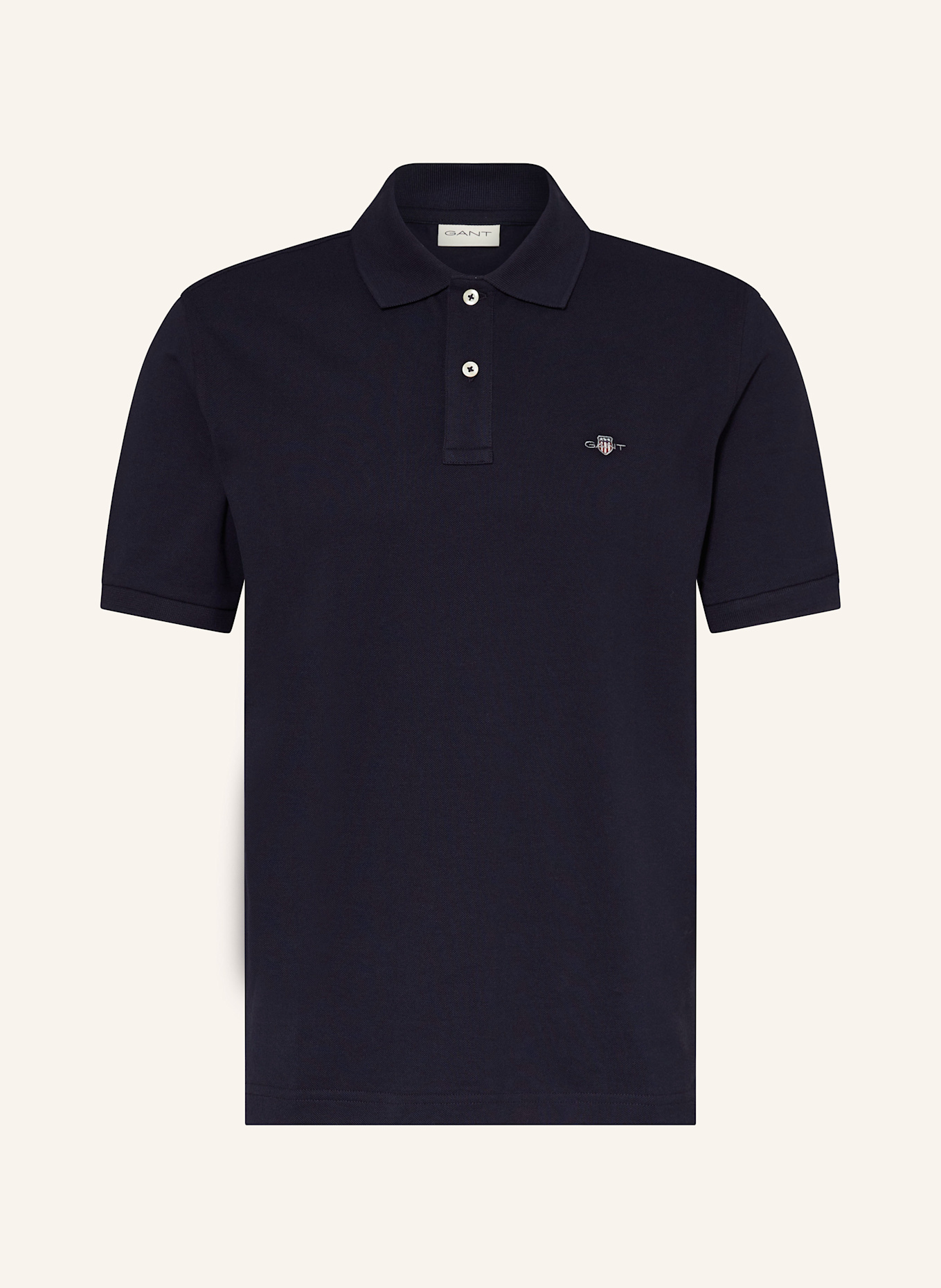 GANT Piqué-Poloshirt: DUNKELBLAU