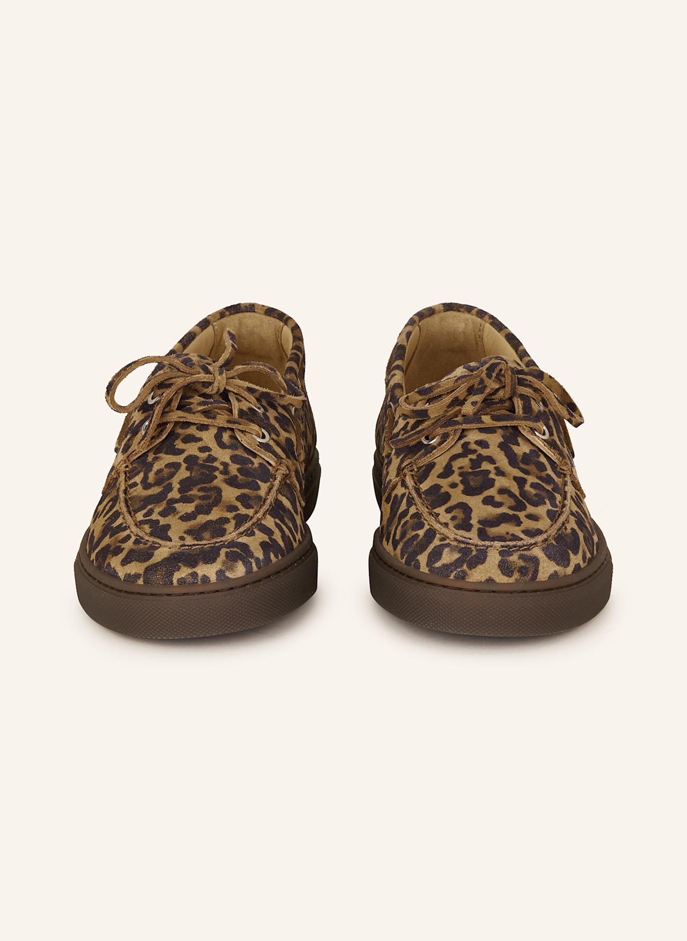 COPENHAGEN Boat shoes CPH160: CAMEL/ DARK BROWN/ BROWN