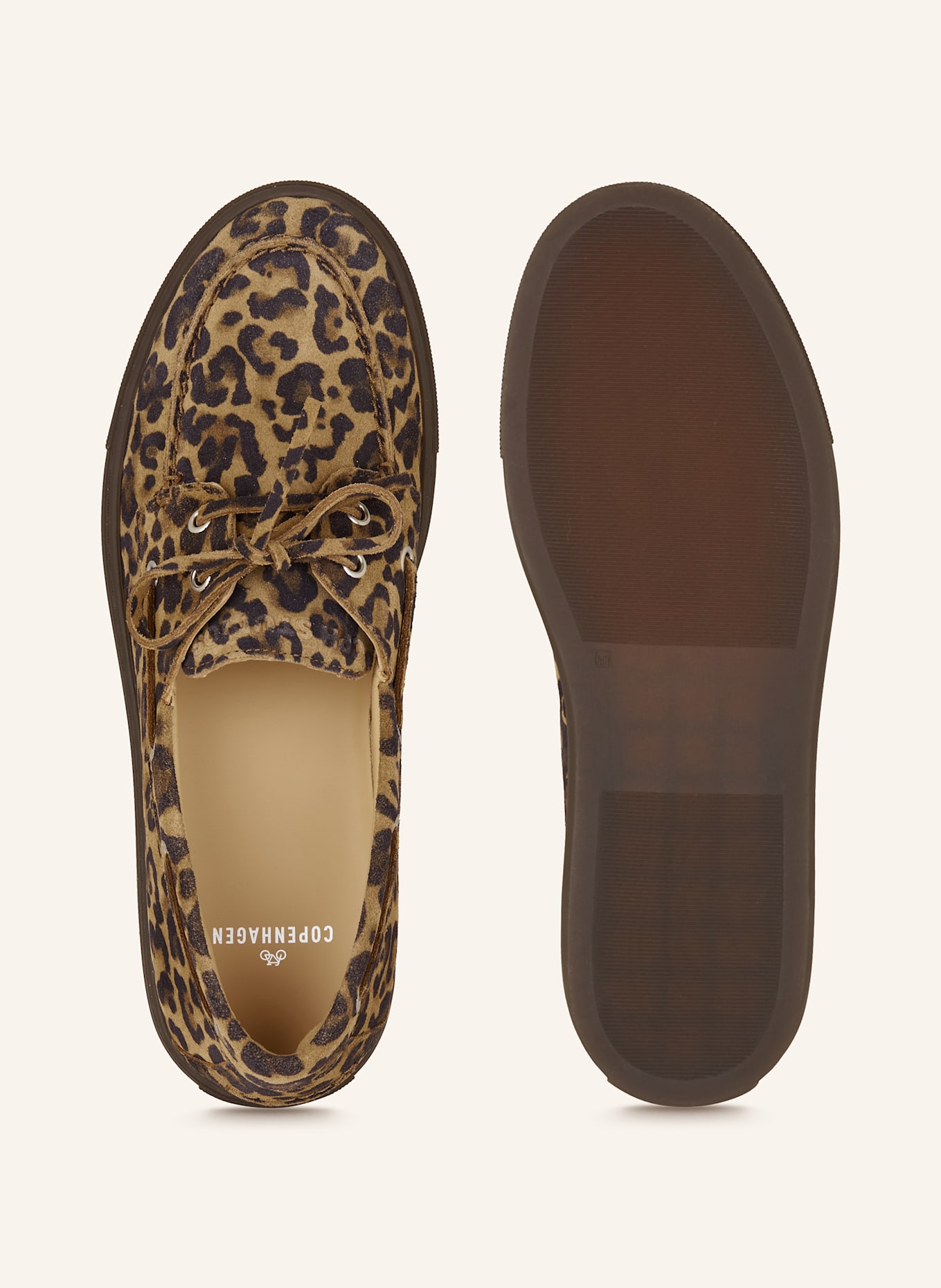 COPENHAGEN Boat shoes CPH160: CAMEL/ DARK BROWN/ BROWN