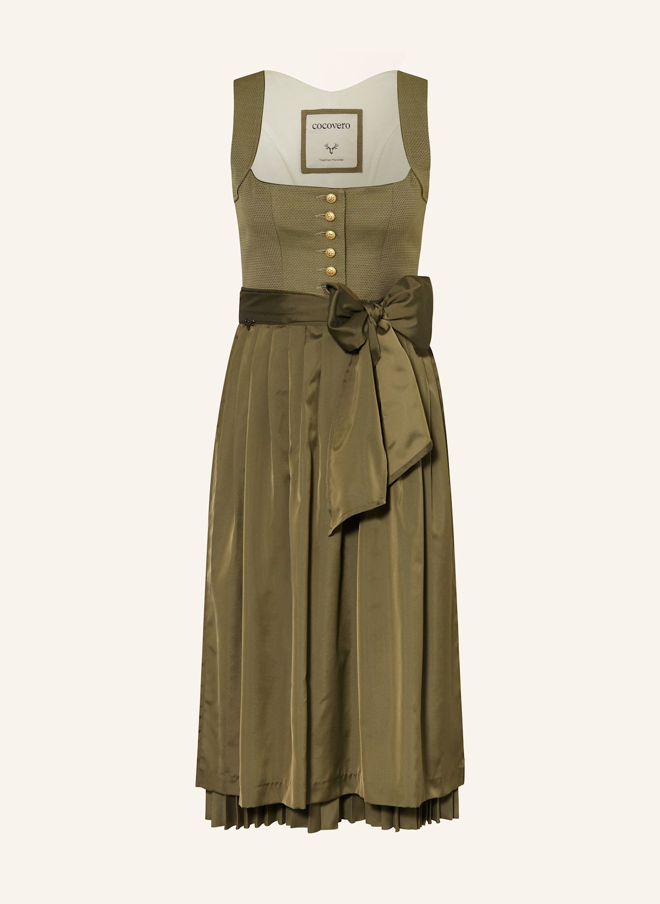 CocoVero Dirndl HEDI: KHAKI