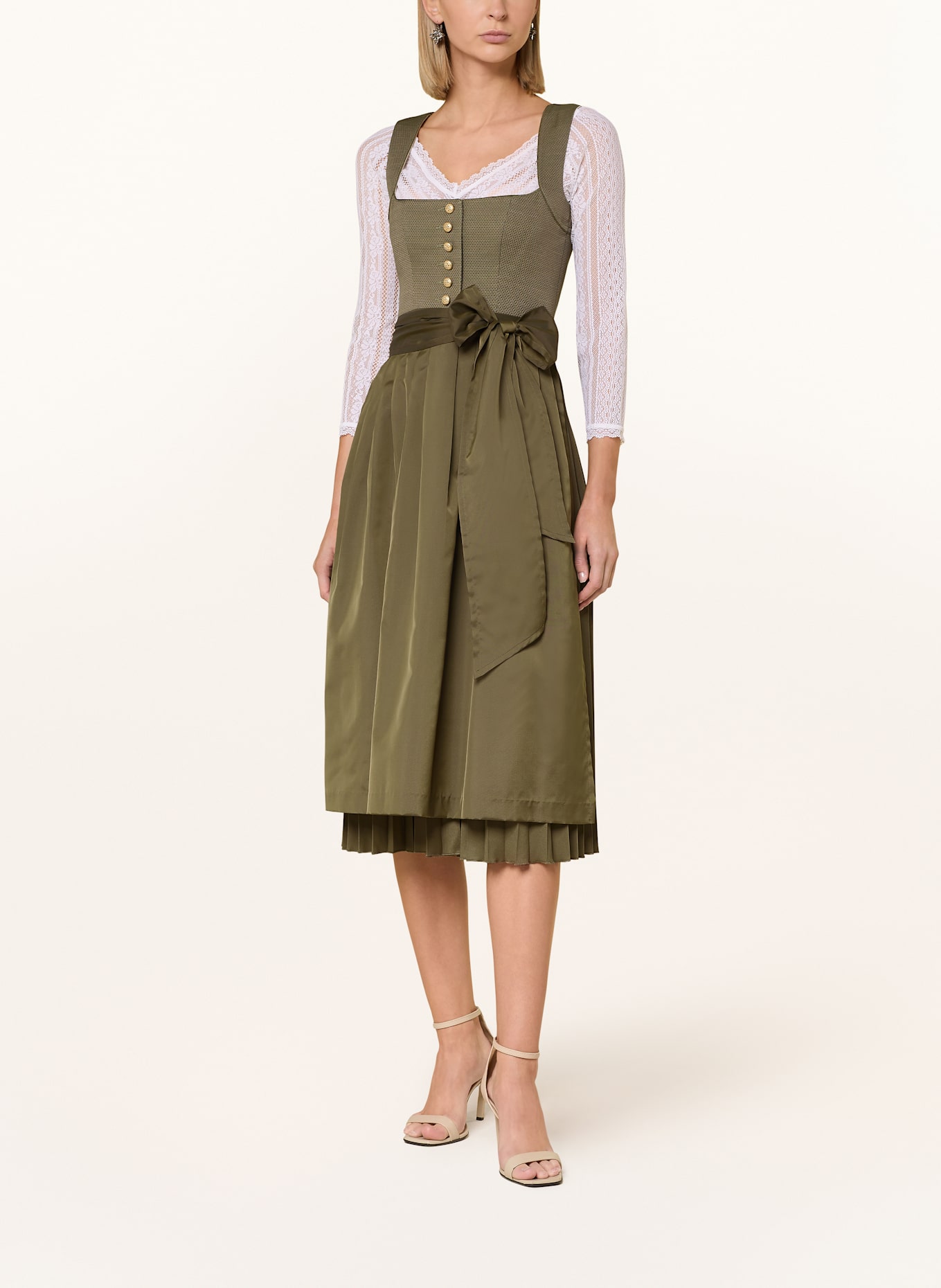 CocoVero Dirndl HEDI: KHAKI
