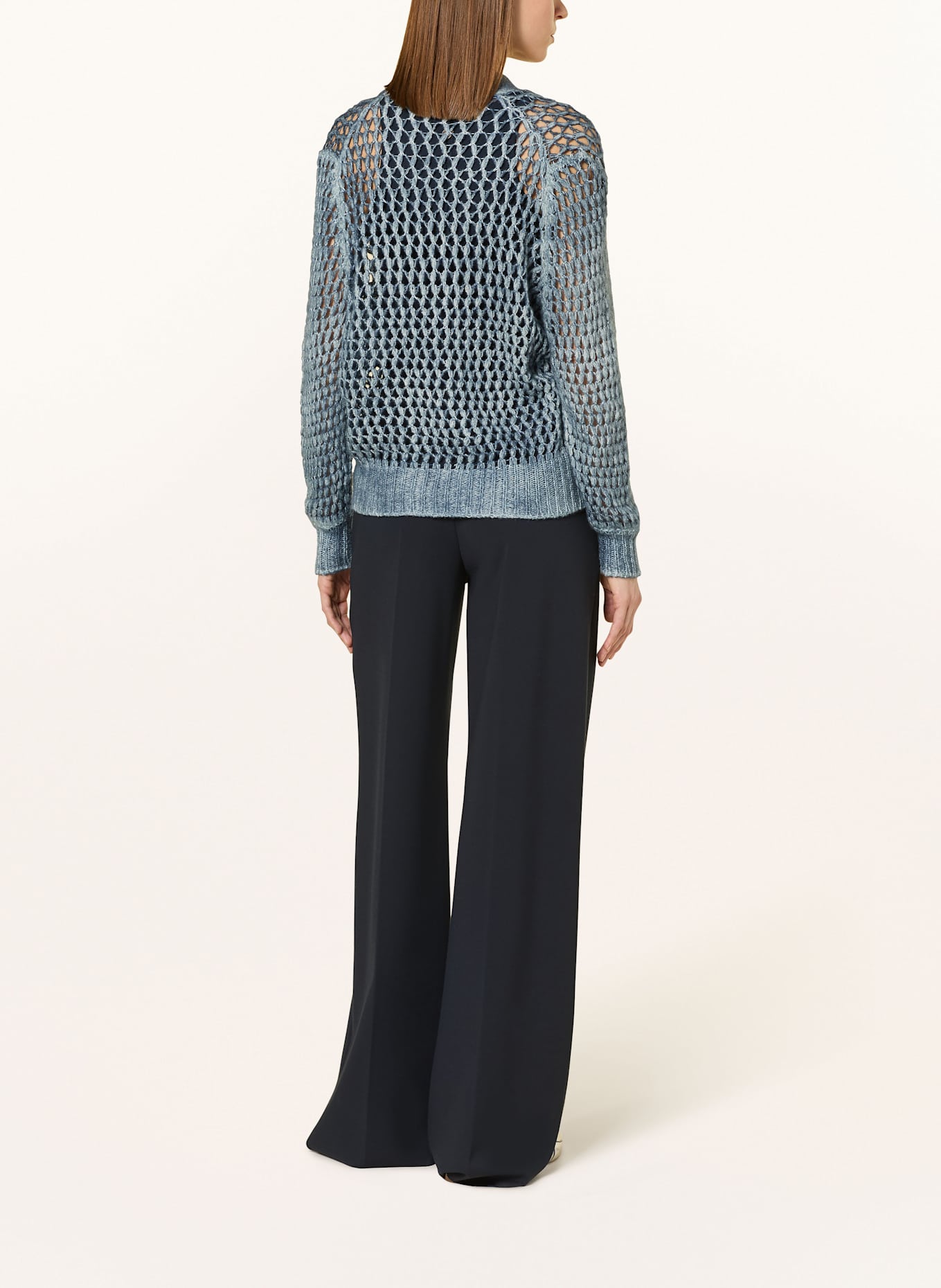 AVANT TOI Strickjacke mit Cashmere und Seide: DUNKELBLAU