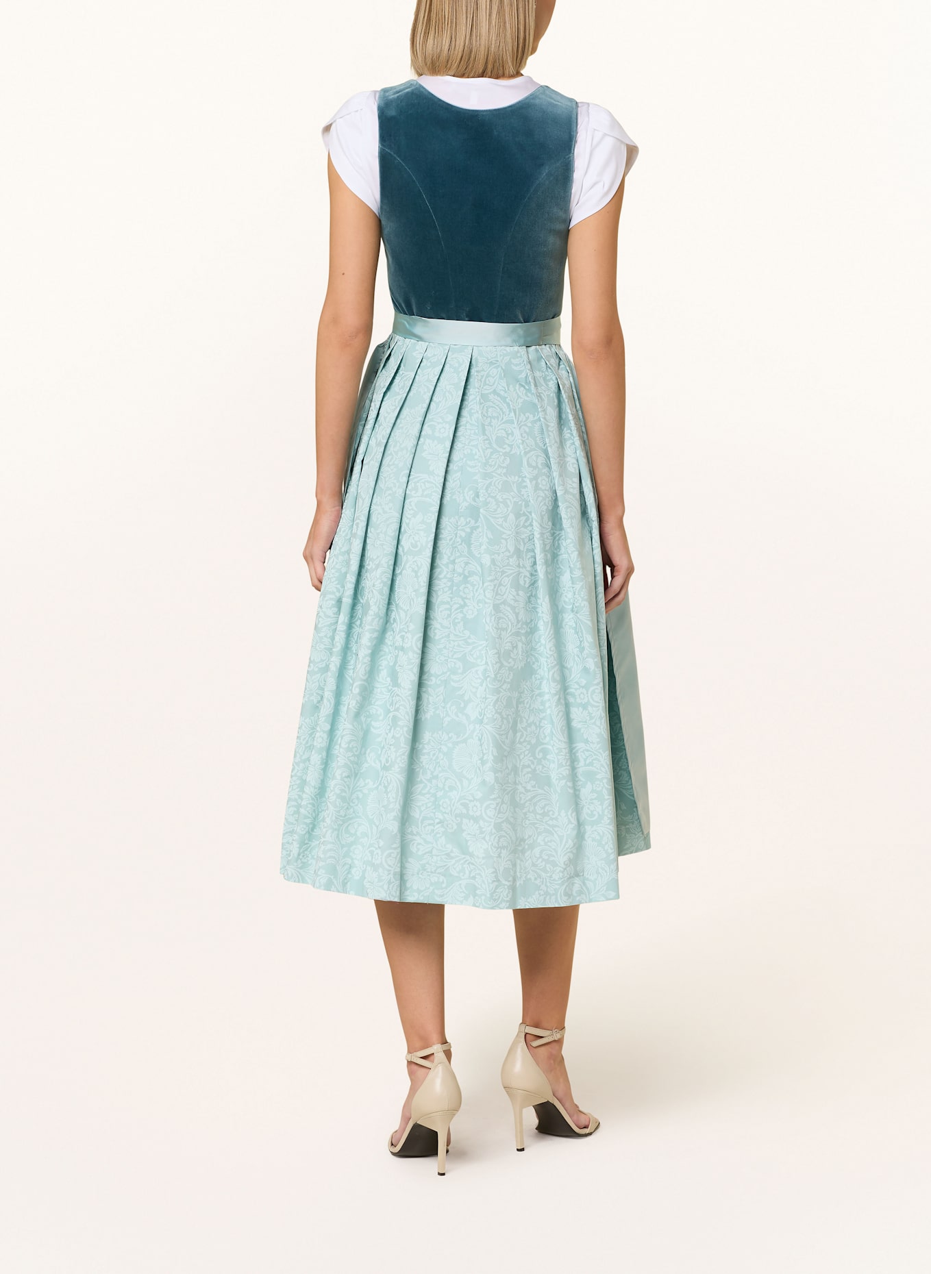 Hammerschmid Dirndl PLATTENSEE: TURQUOISE/ TEAL