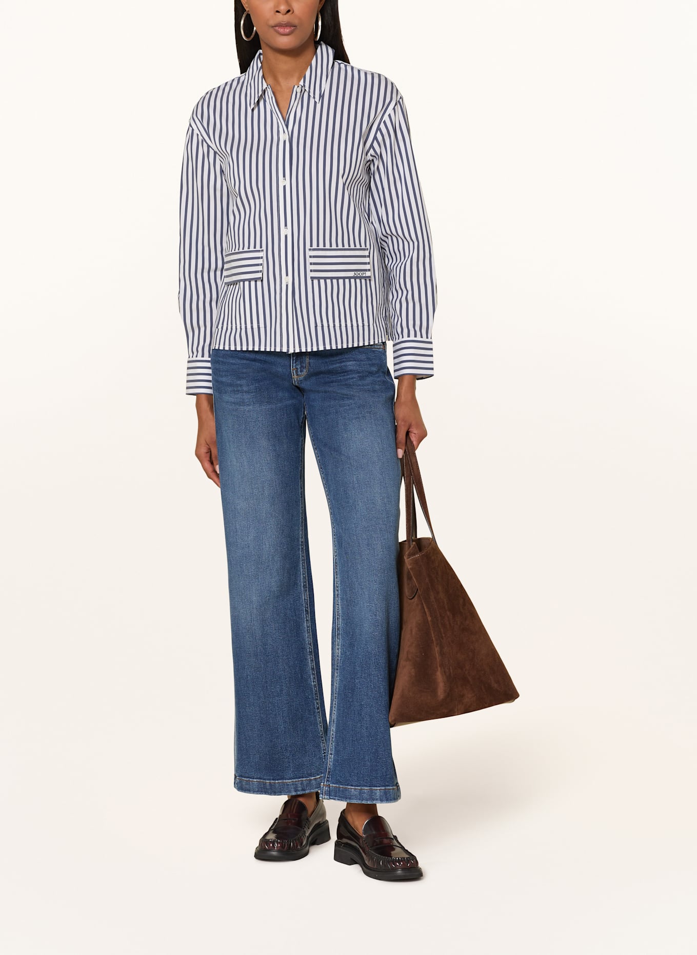 Herrlicher Straight Jeans EDNA: 605 SNAKE BLUE