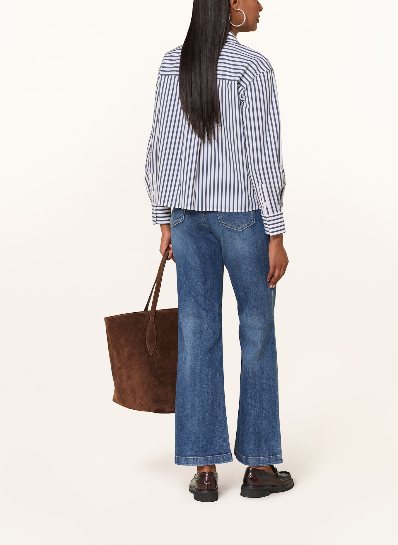Herrlicher Straight Jeans EDNA: 605 SNAKE BLUE