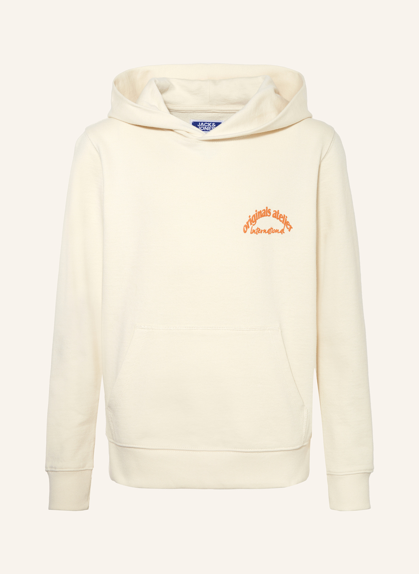 JACK&JONES Hoodie: ECRU