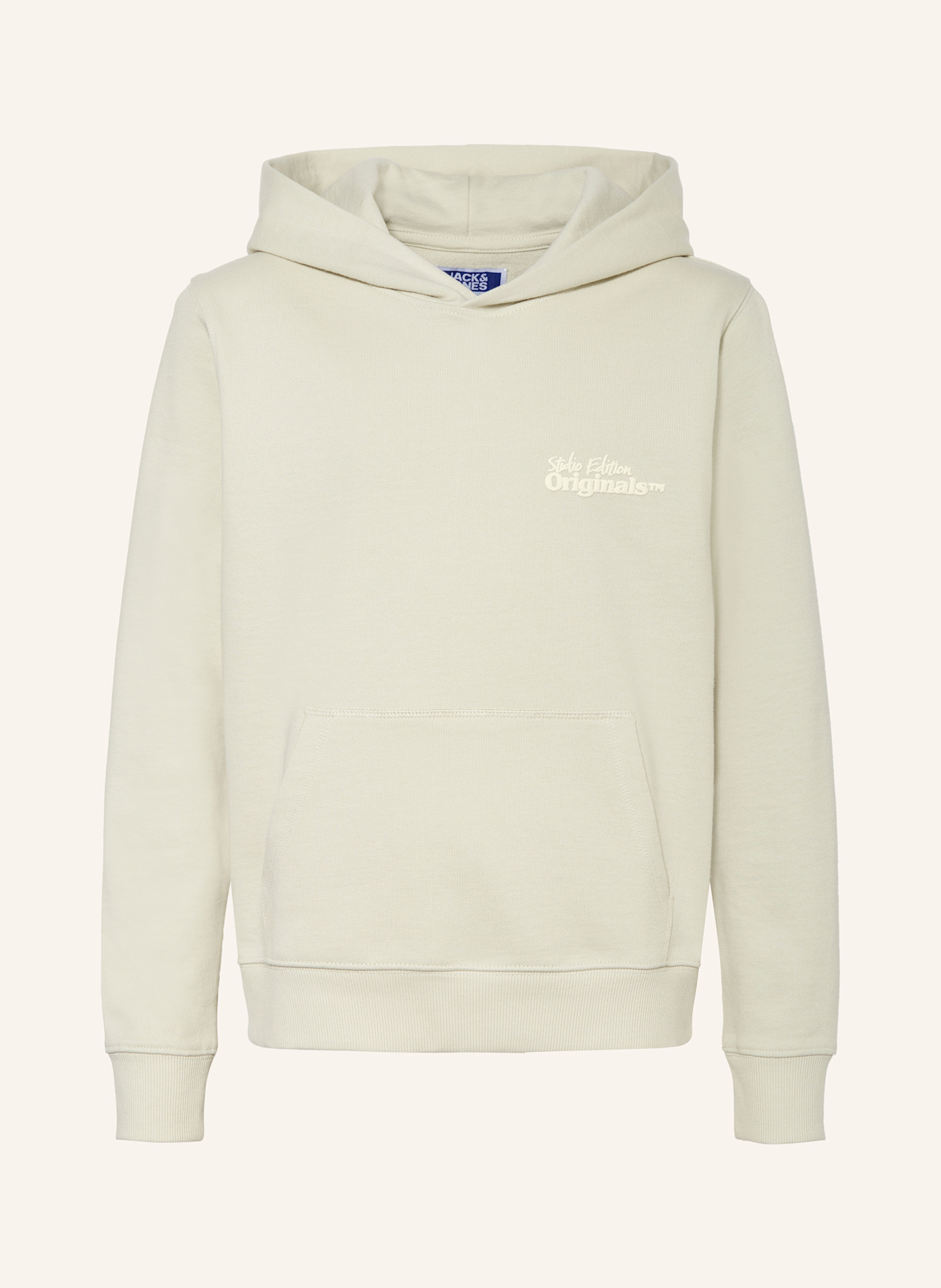 JACK&JONES Hoodie: CREME