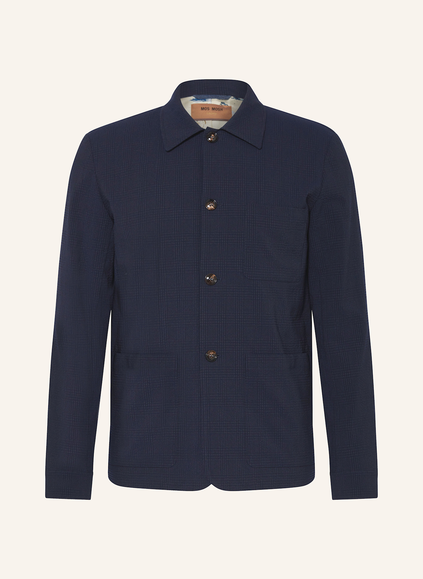 MOS MOSH Gallery Overshirt MMGCONOR: DARK BLUE
