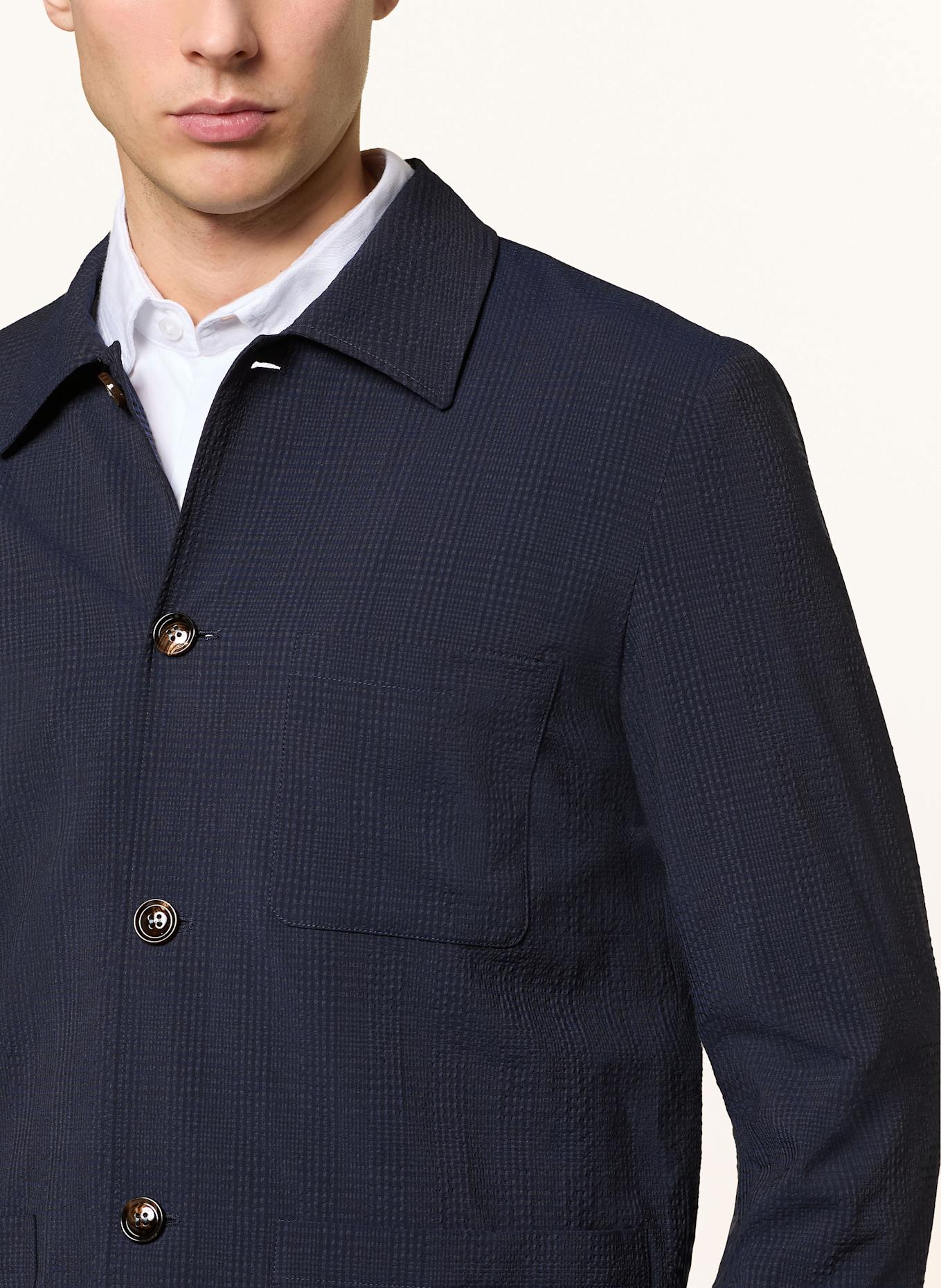 MOS MOSH Gallery Overshirt MMGCONOR: DARK BLUE