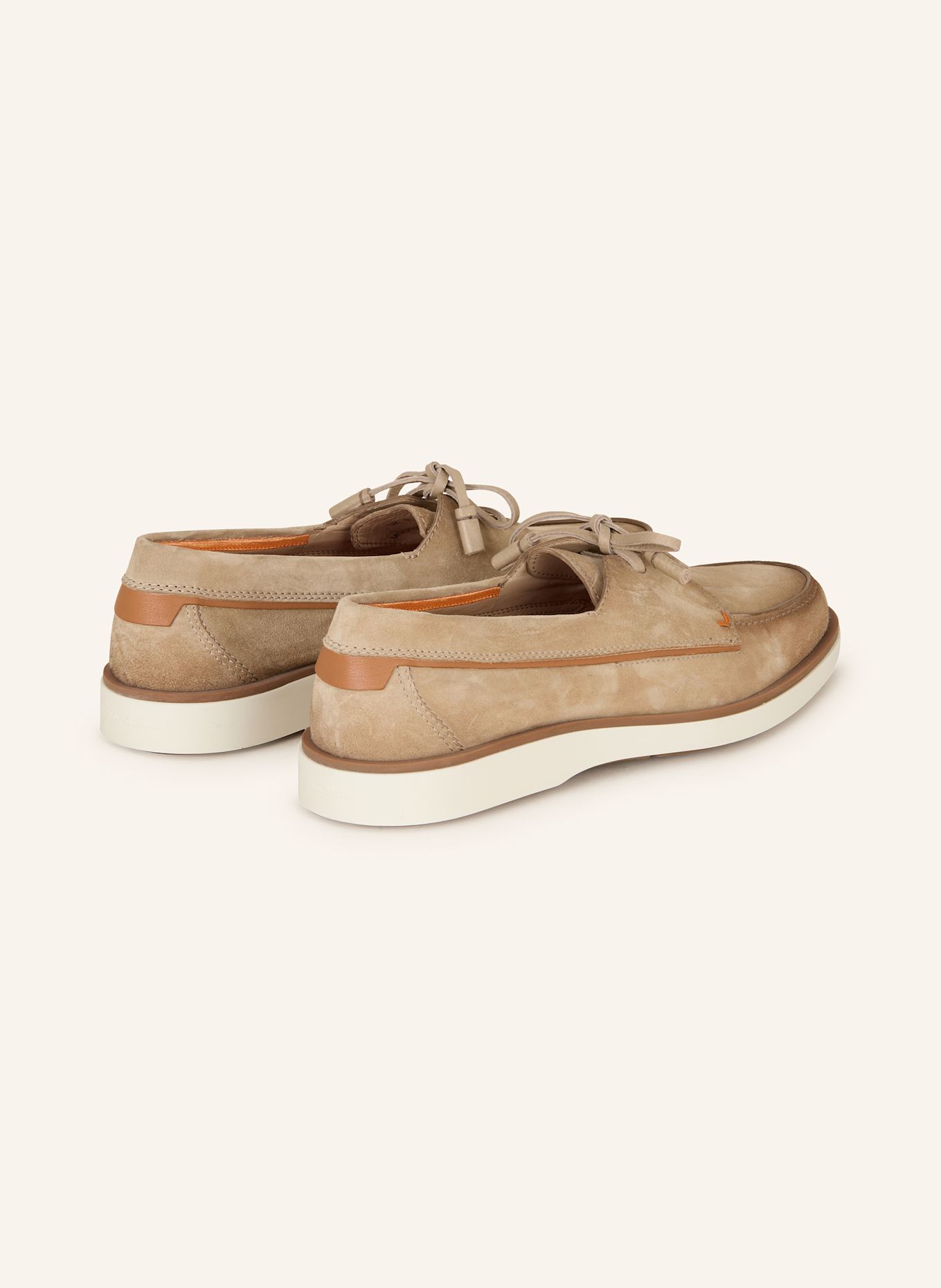 Santoni Buty sznurowane: BRĄZOWY