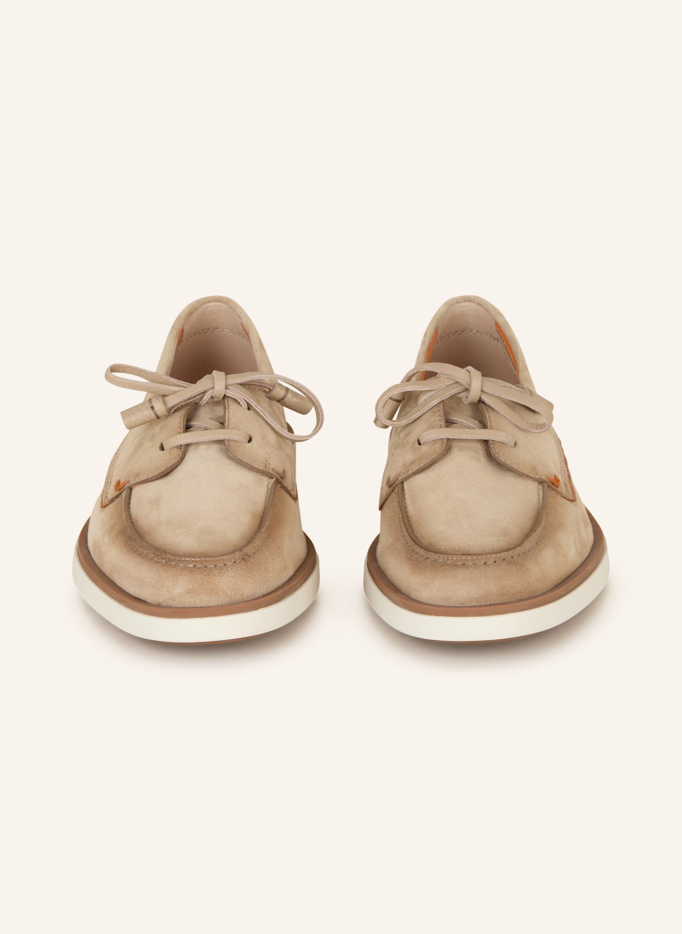 Santoni Buty sznurowane: BRĄZOWY