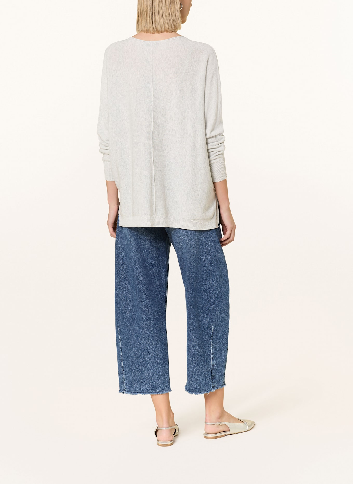 MARC AUREL Pullover: HELLGRAU