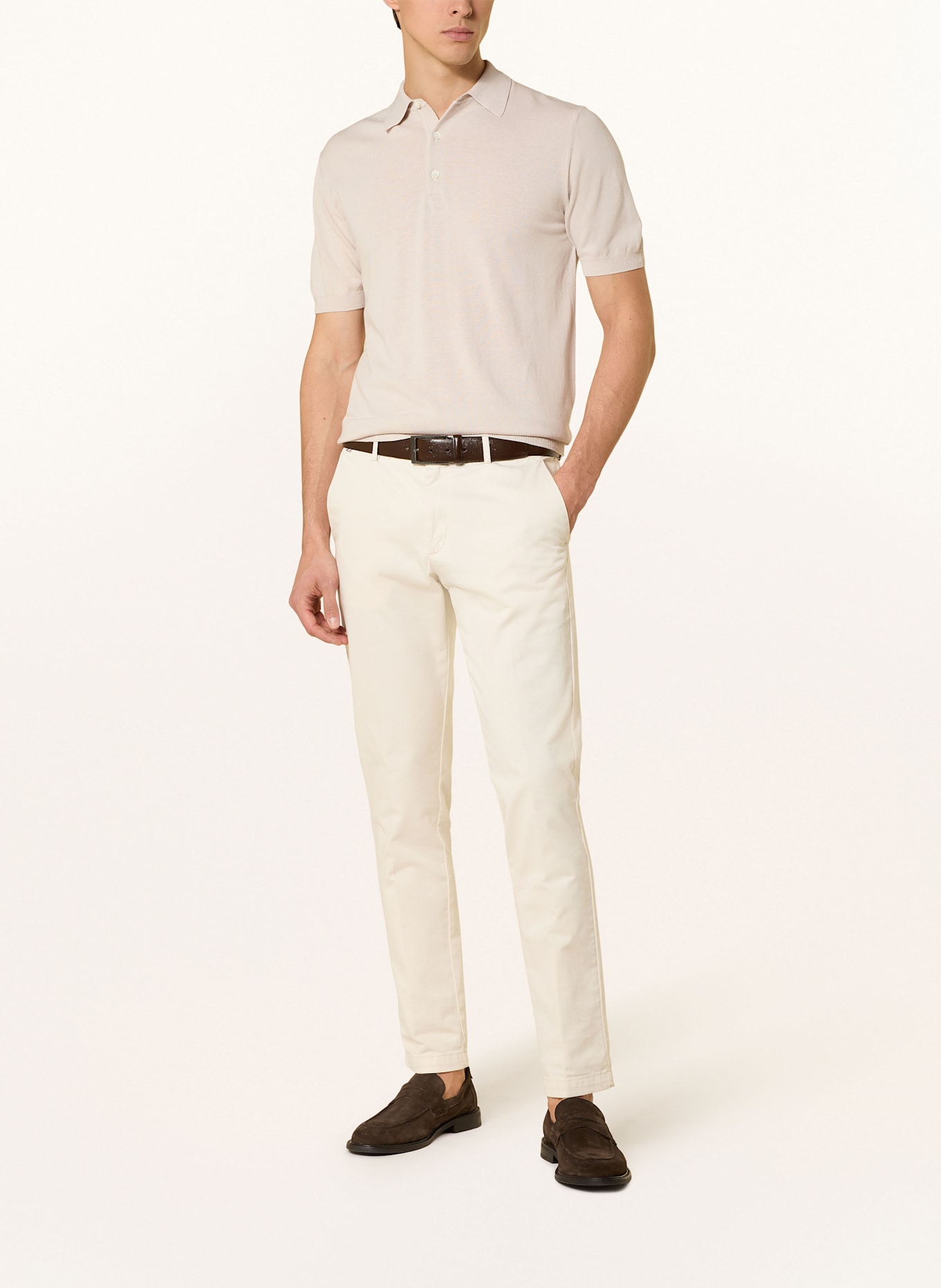 DIGEL Úpletová polokošile DAMY: BÉŽOVÁ