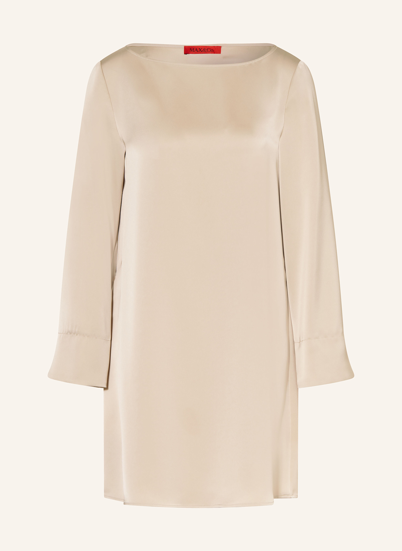 MAX & Co. Satin dress GENUS: ECRU