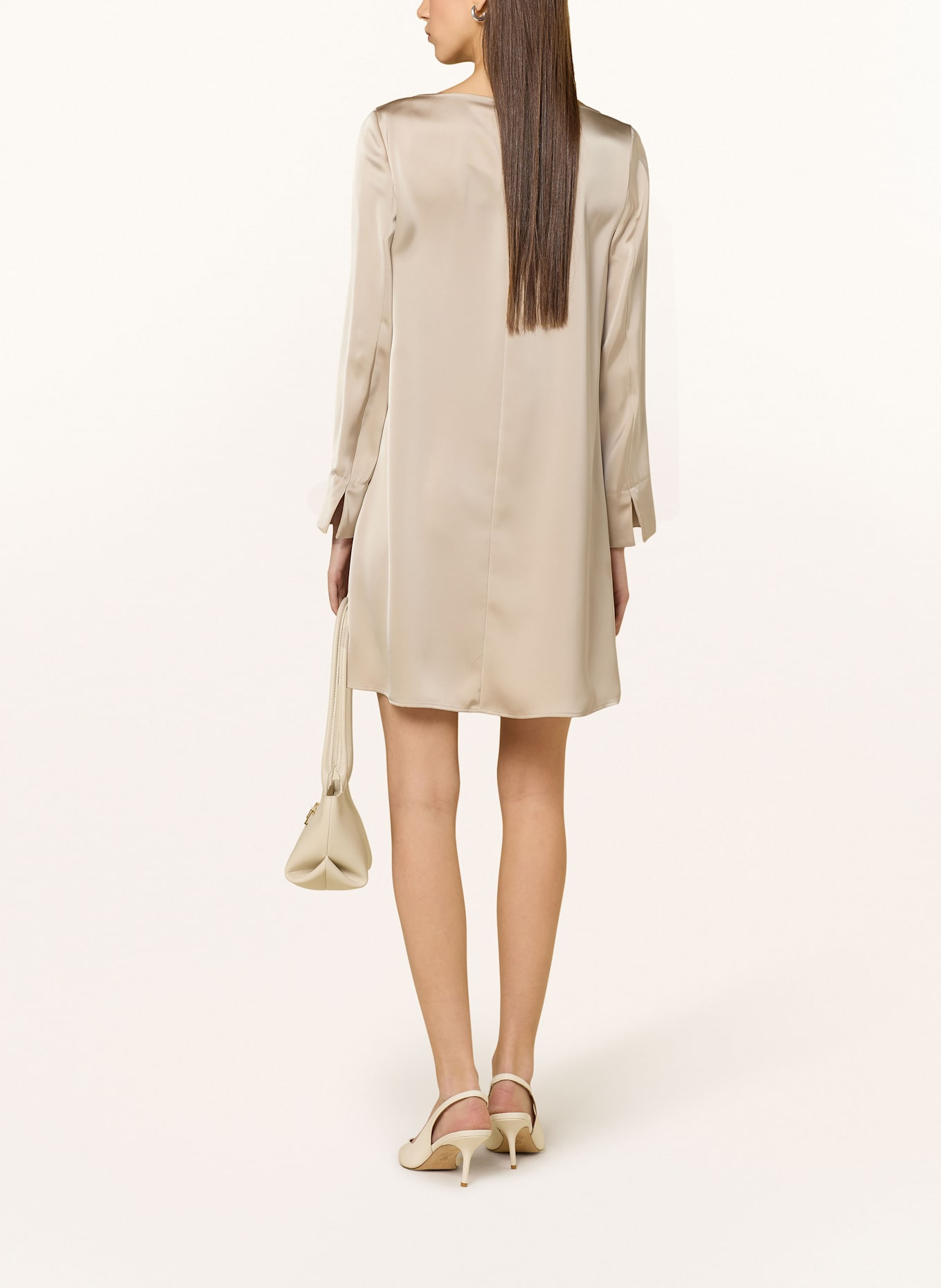 MAX & Co. Satin dress GENUS: ECRU