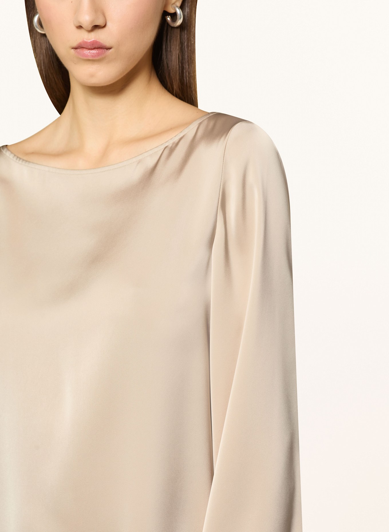 MAX & Co. Satin dress GENUS: ECRU