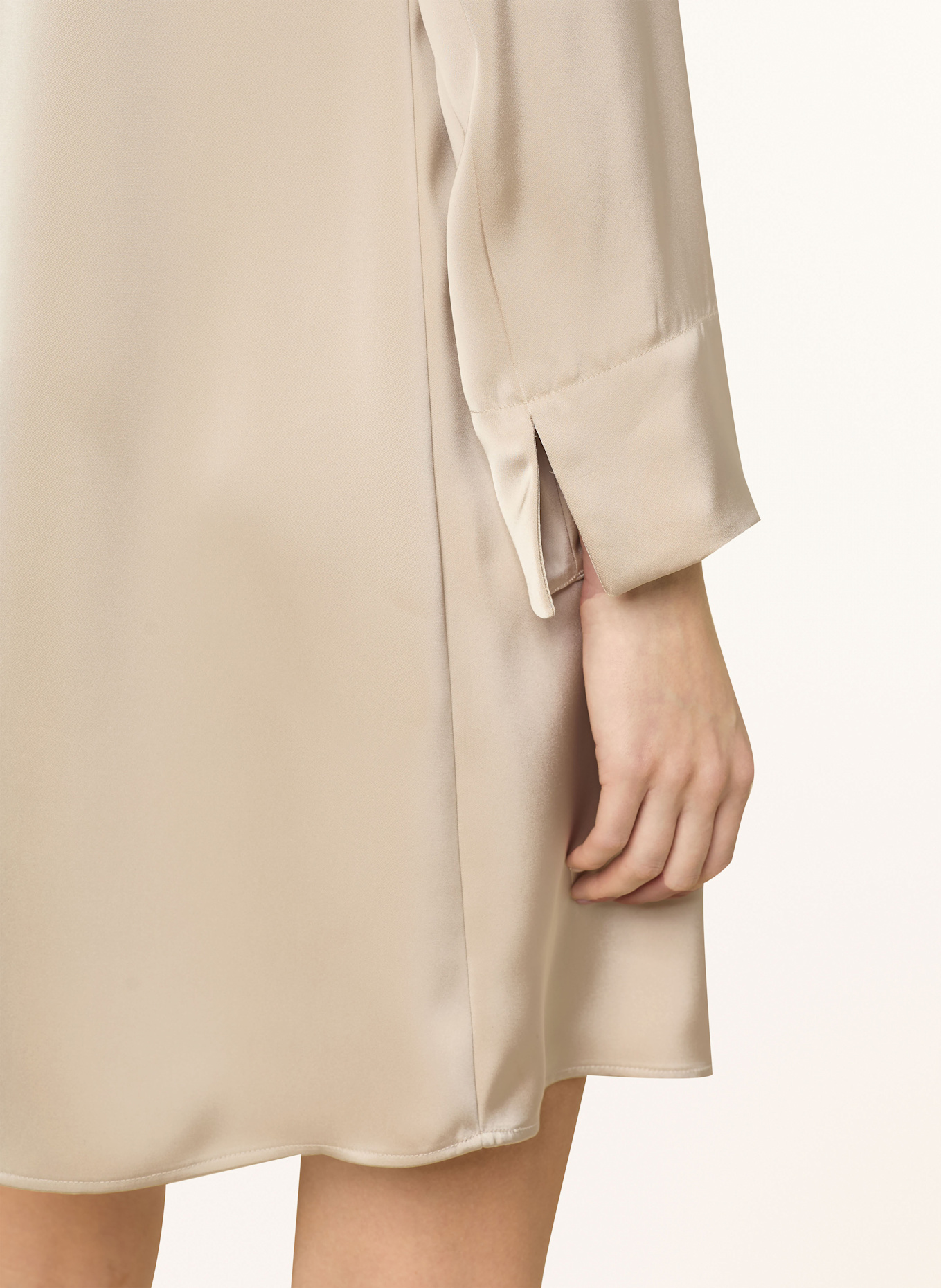 MAX & Co. Satin dress GENUS: ECRU