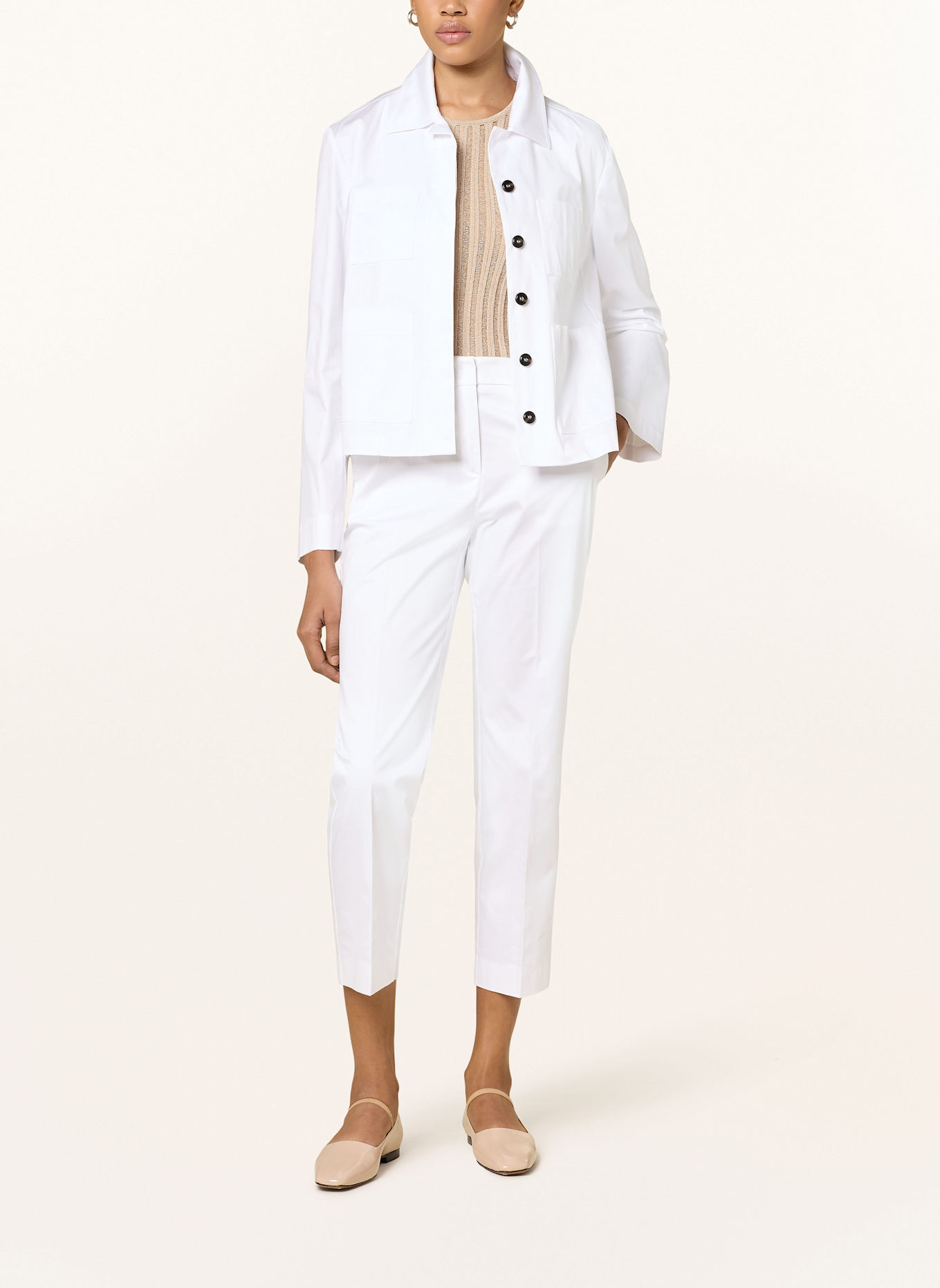 MAX & Co. 7/8-Hose HELLER: WEISS