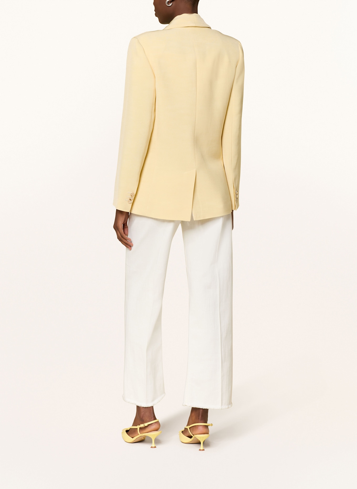 pamela henson Wide leg M-L jeans PHGITTA: WHITE
