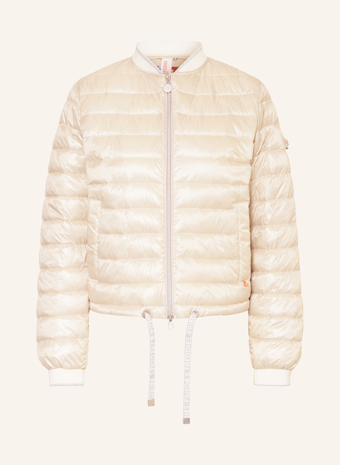 FRIEDA & FREDDIES Blouson KEIRA mit Glitzergarn: CREME