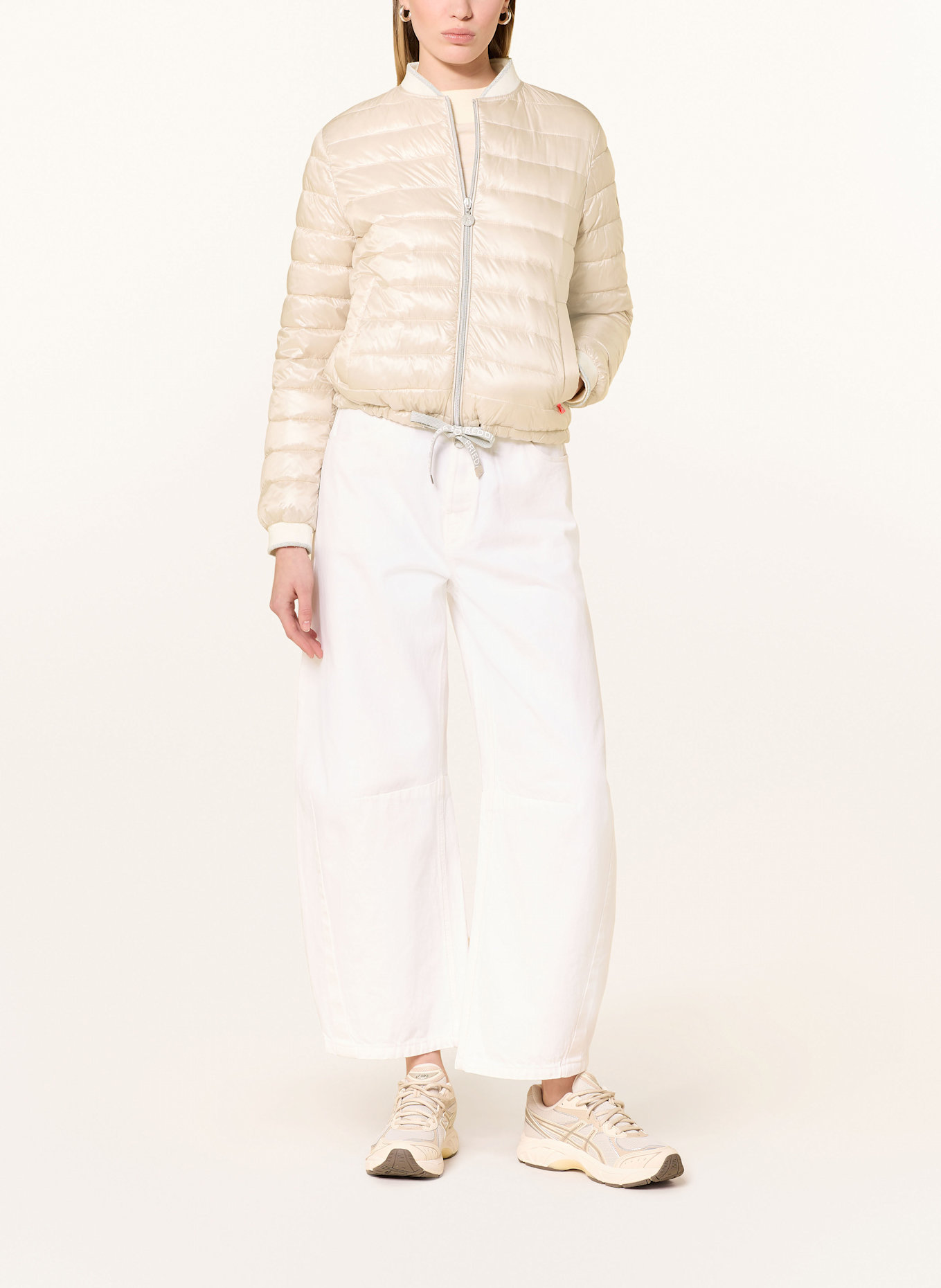 FRIEDA & FREDDIES Blouson KEIRA mit Glitzergarn: CREME