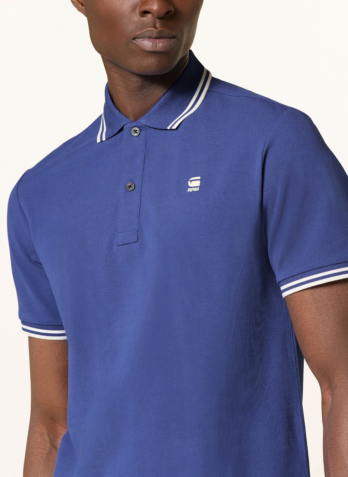G-Star Piqué-Poloshirt DUNDA: BLAU