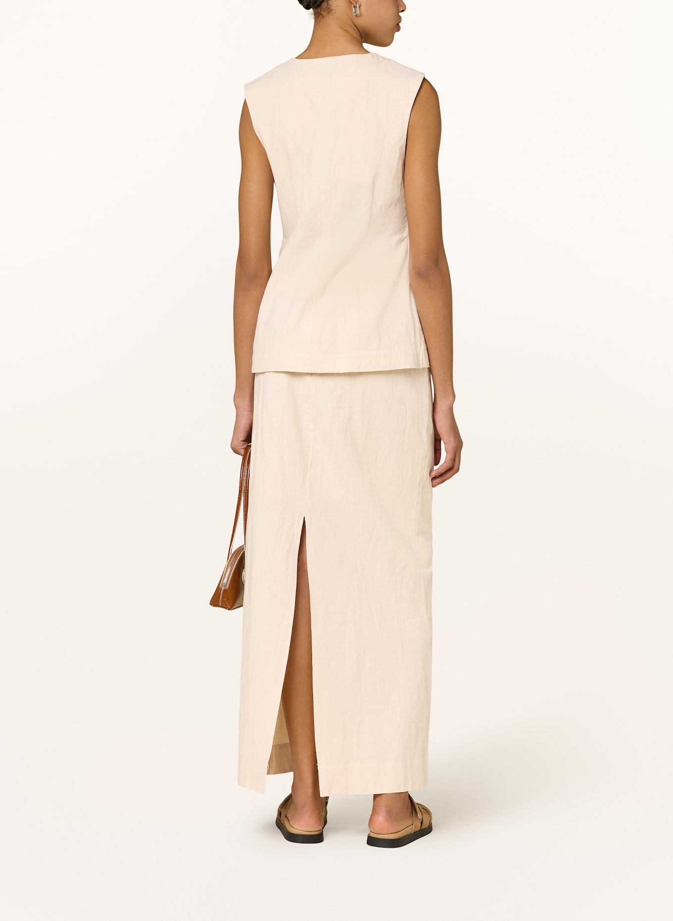 SELECTED Femme Rock mit Leinen: CREME