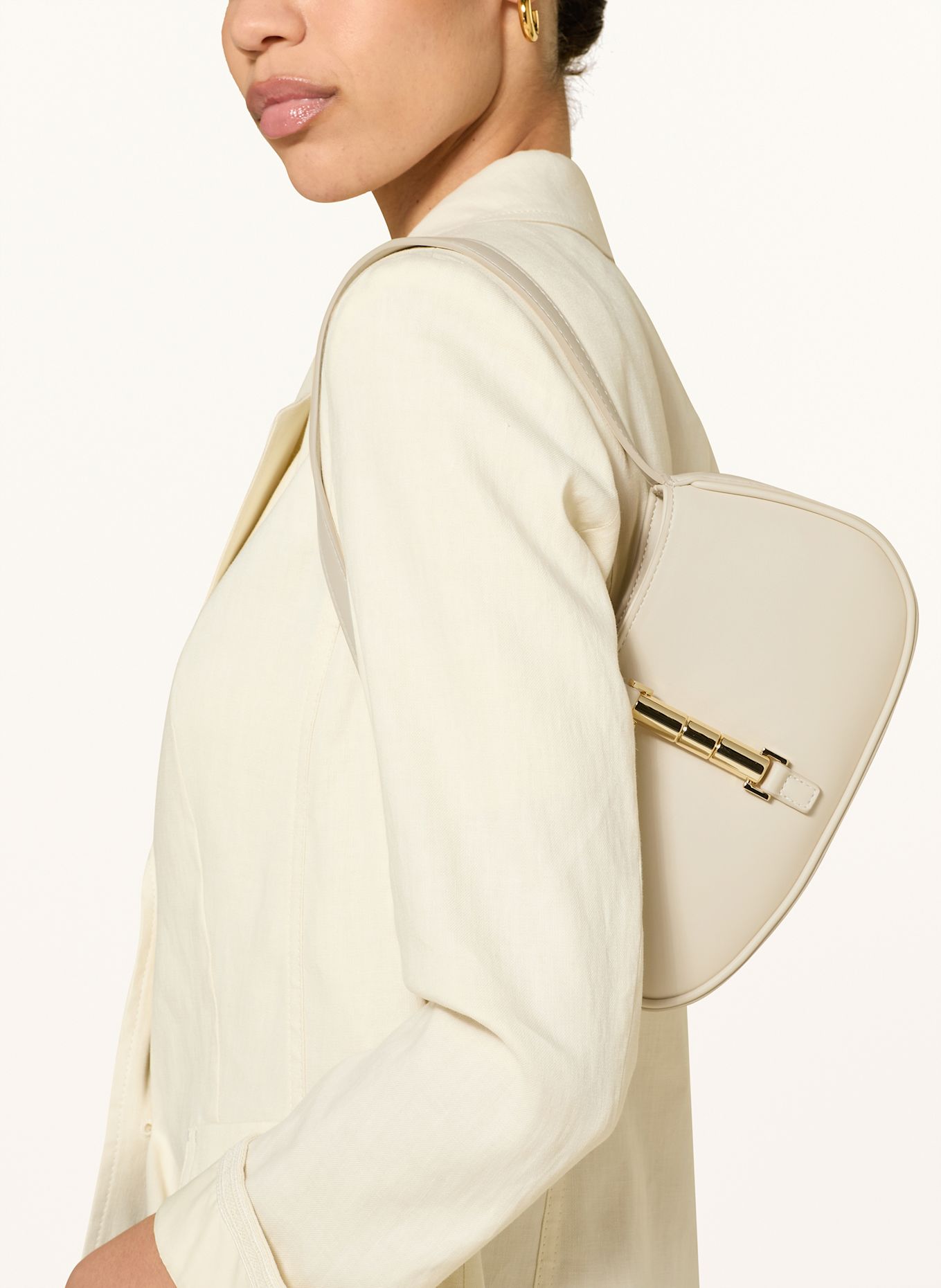 SEIDENFELT LOVIISA shoulder bag: ECRU