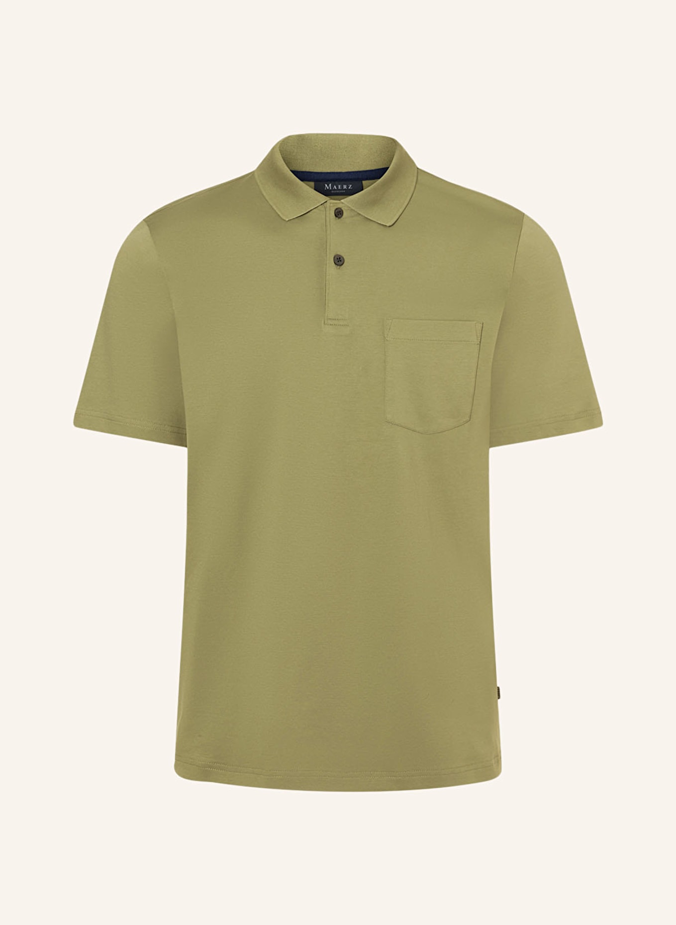 MAERZ MUENCHEN Jersey polo shirt: OLIVE