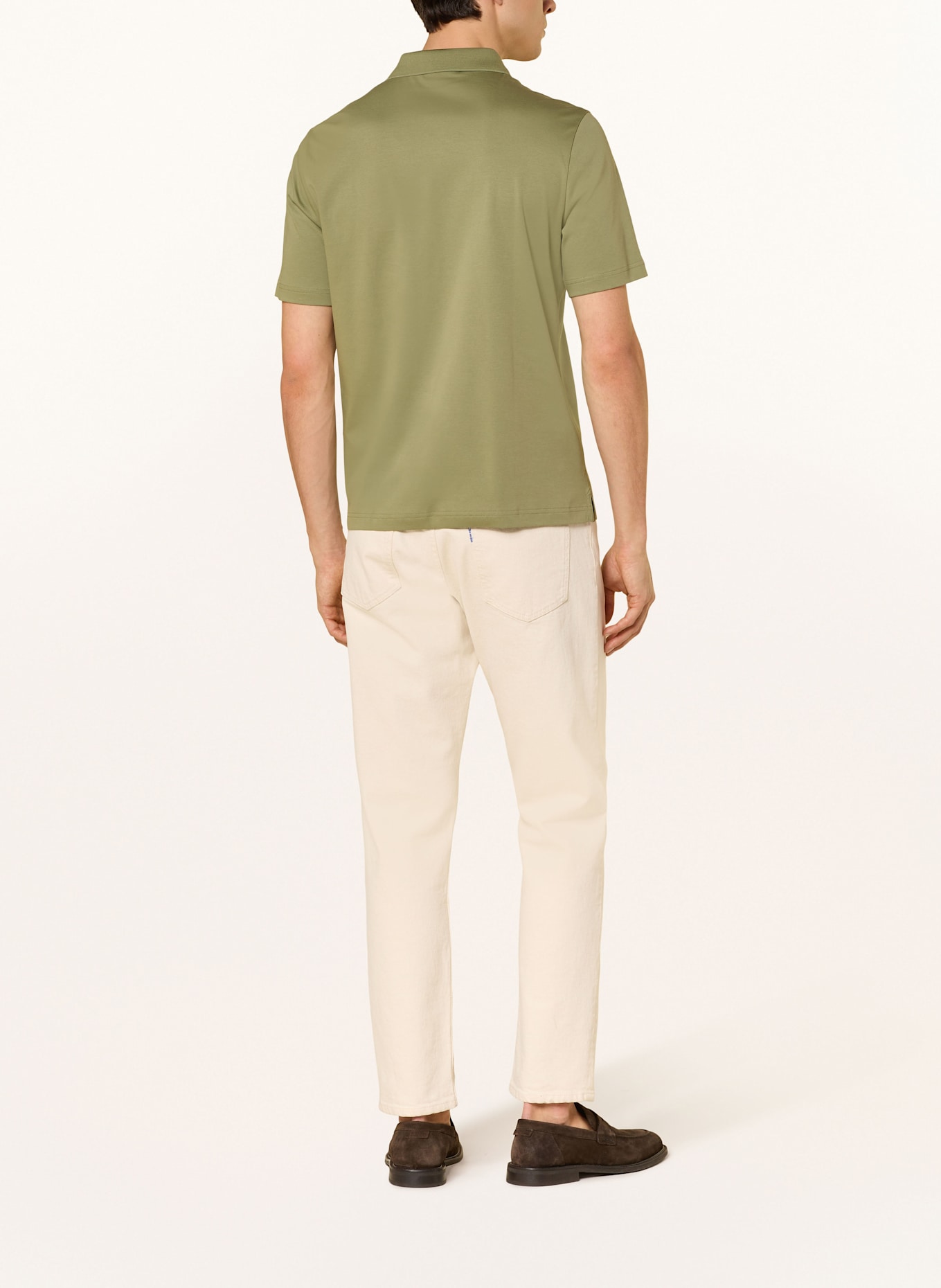 MAERZ MUENCHEN Jersey polo shirt: OLIVE