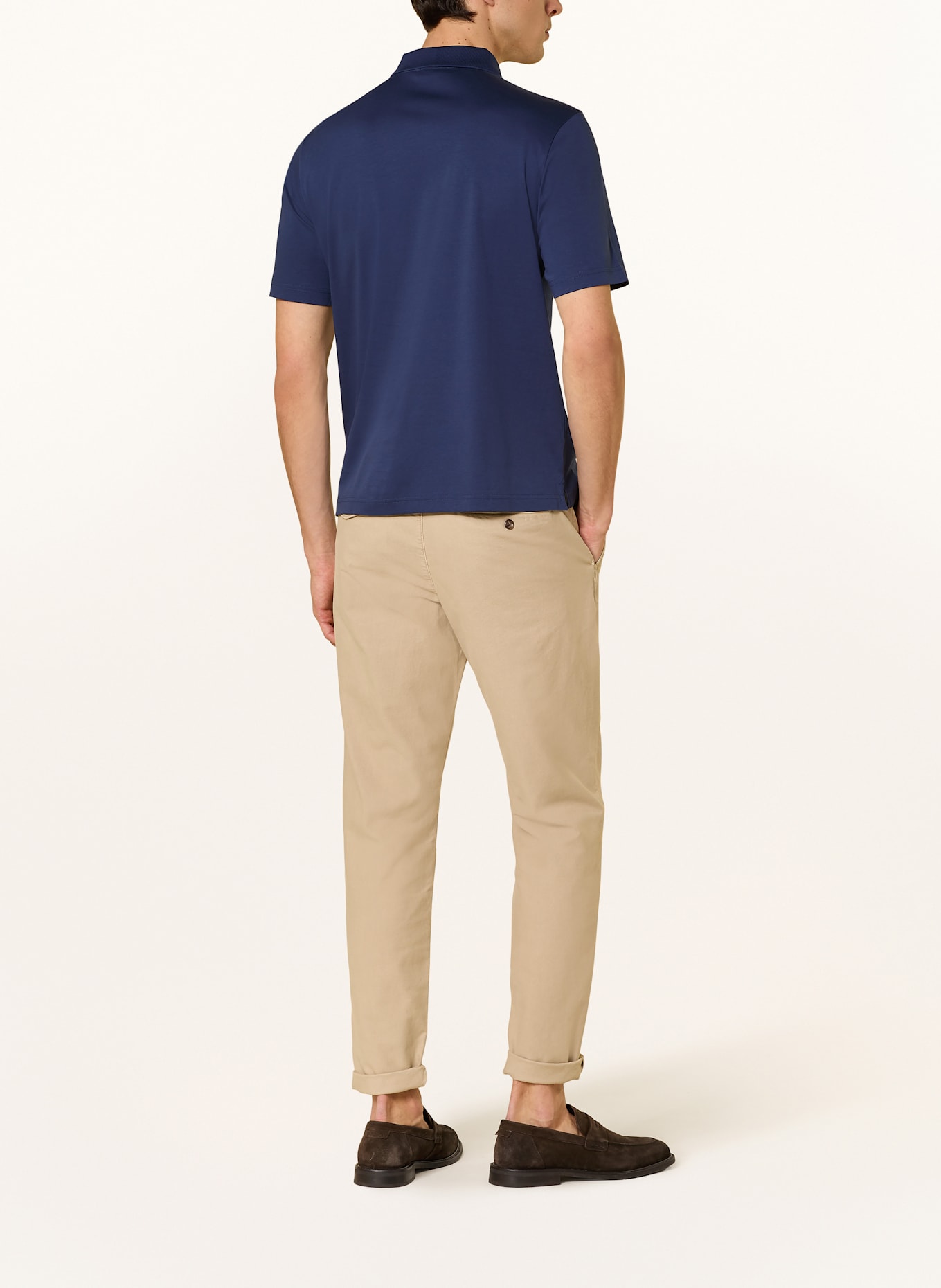 MAERZ MUENCHEN Jersey polo shirt: DARK BLUE