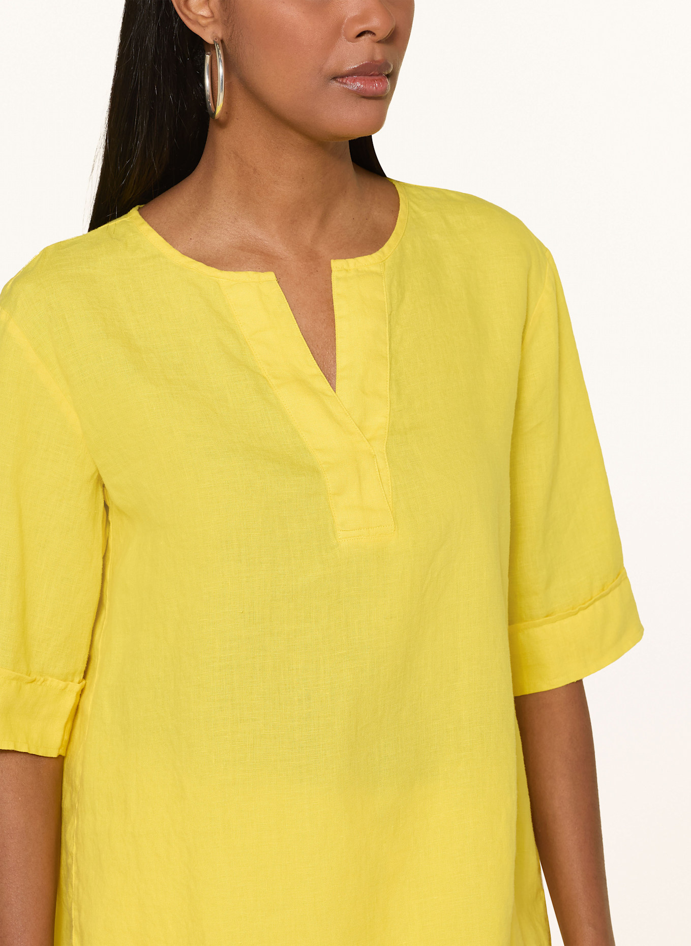 MAERZ MUENCHEN Blusenshirt aus Leinen: GELB