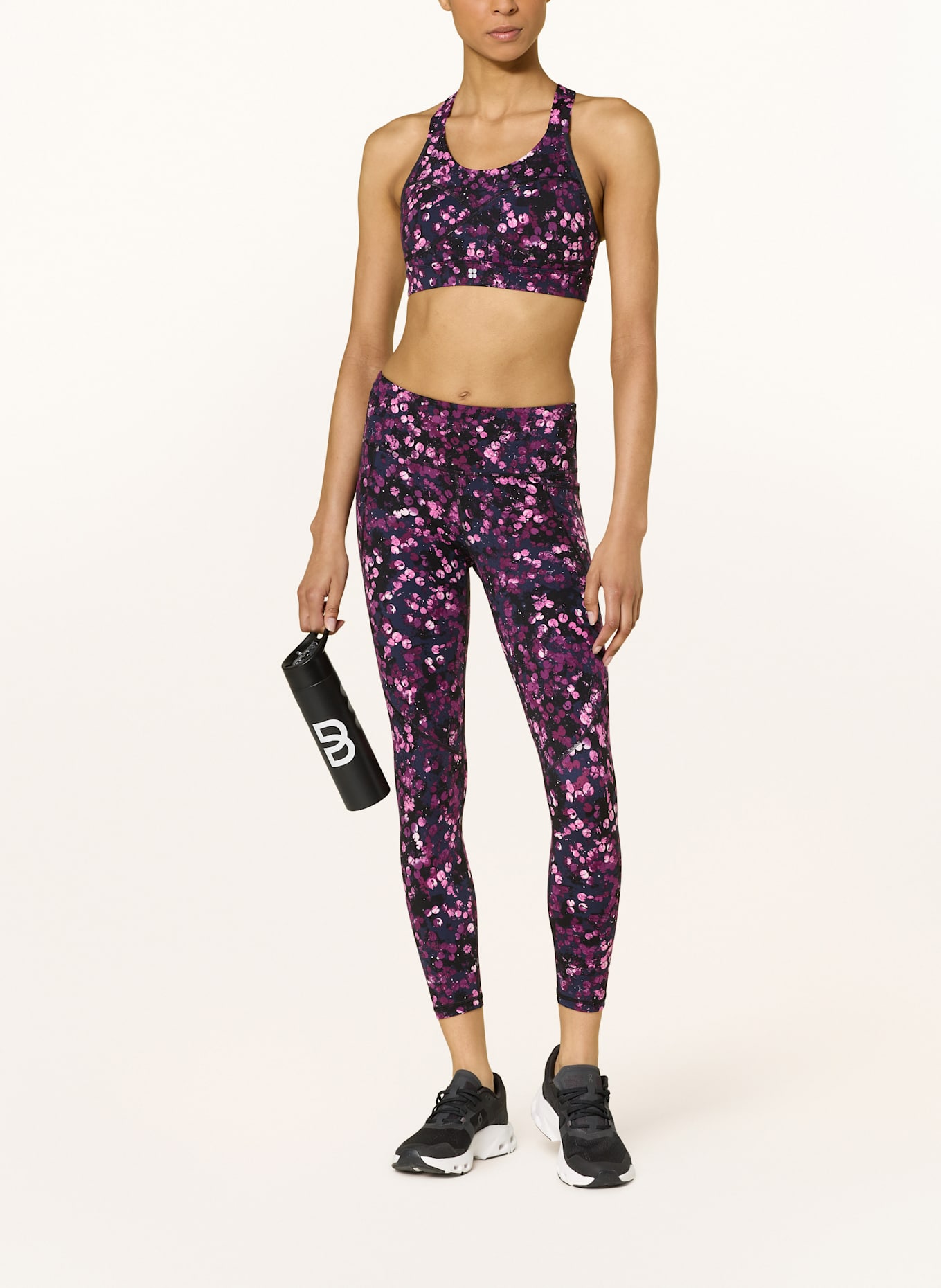 Sweaty Betty Biustonosz sportowy POWER: FIOLETOWY / FUKSJA