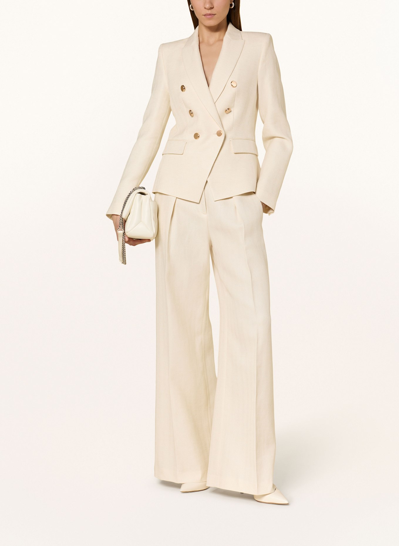 SLY 010 Blezer ARIA z lnem: ECRU