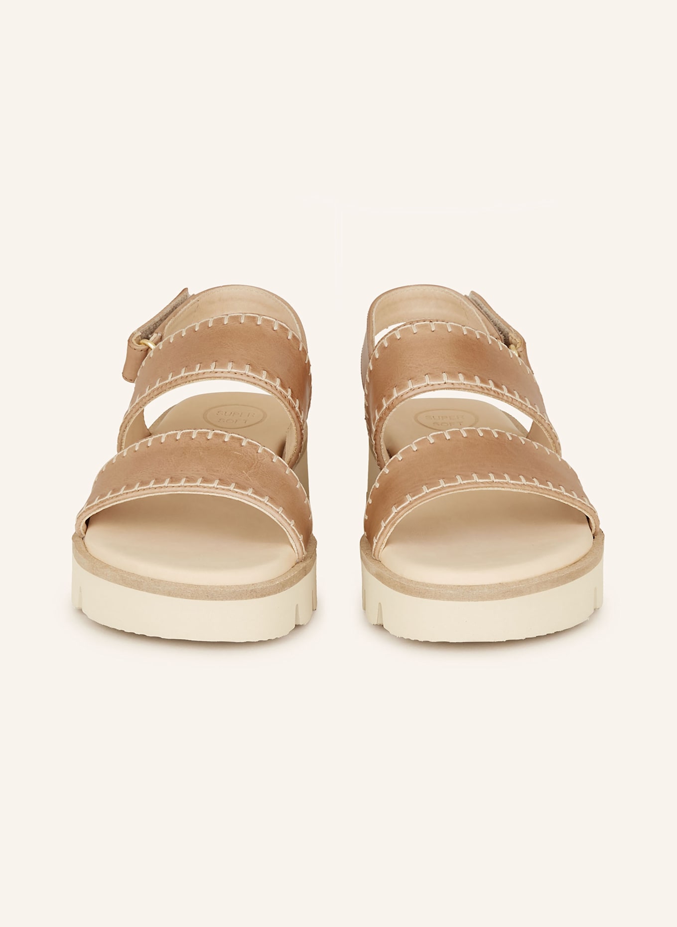 paul green Plateau-Sandalen STAR: BEIGE