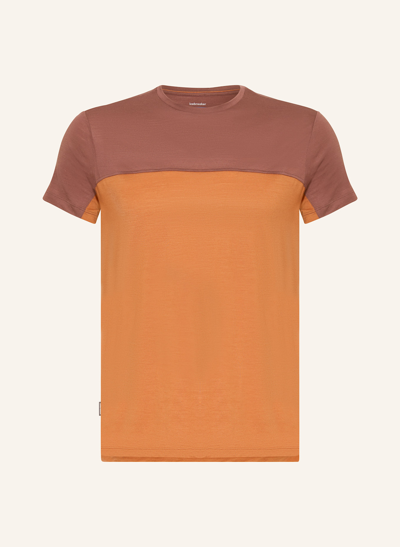 icebreaker T-Shirt 125 COOL-LITE™ SPHERE III mit Merinowolle: DUNKELORANGE / ALTROSA