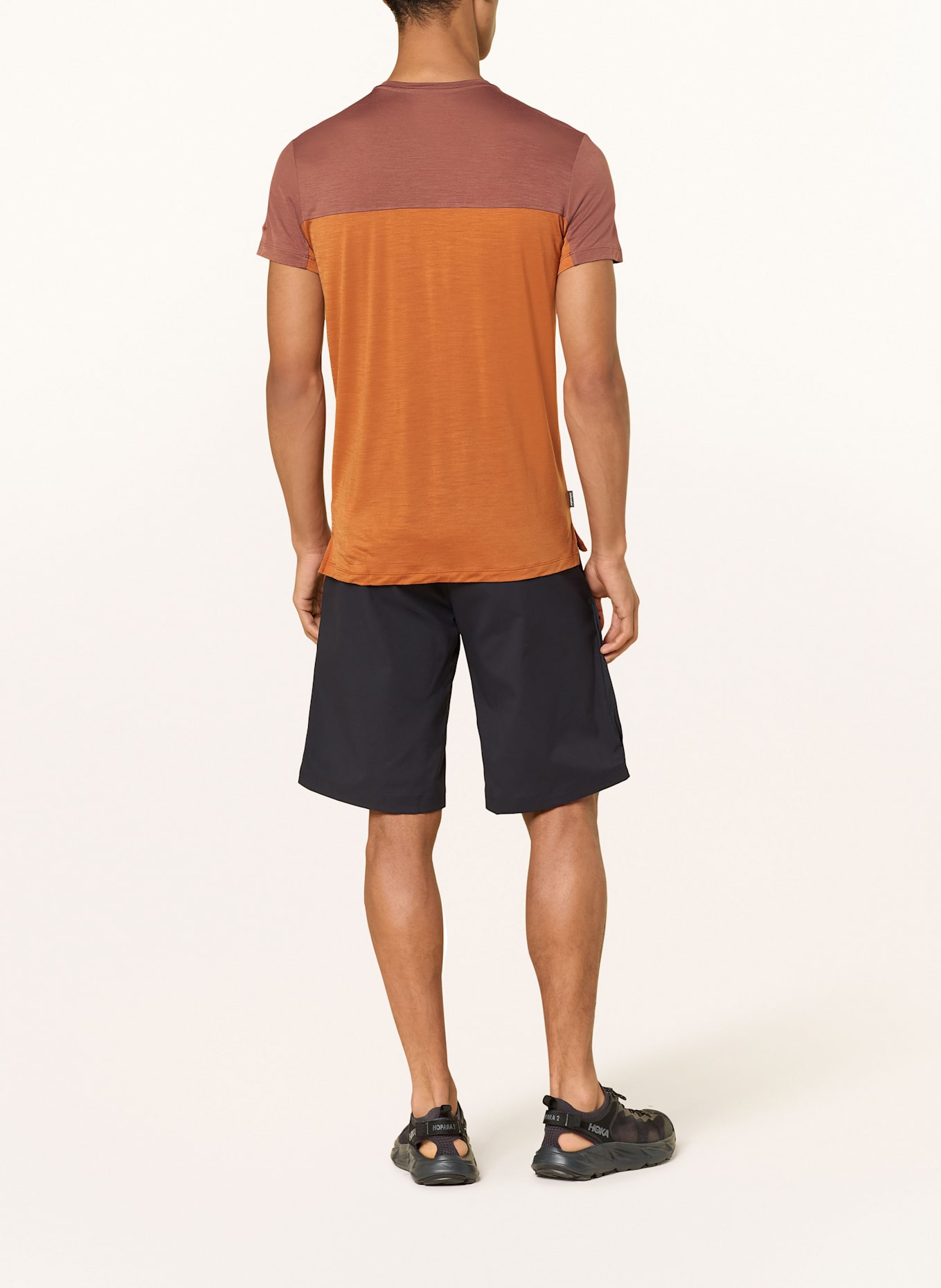 icebreaker T-Shirt 125 COOL-LITE™ SPHERE III mit Merinowolle: DUNKELORANGE / ALTROSA
