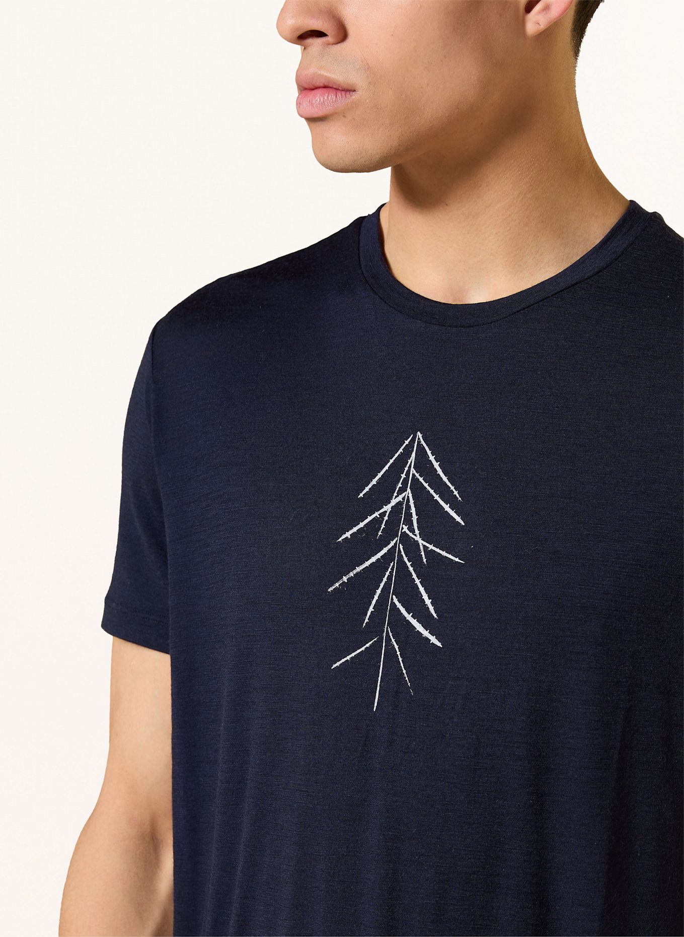 icebreaker T-Shirt 150 TECH LITE aus Merinowolle: DUNKELBLAU