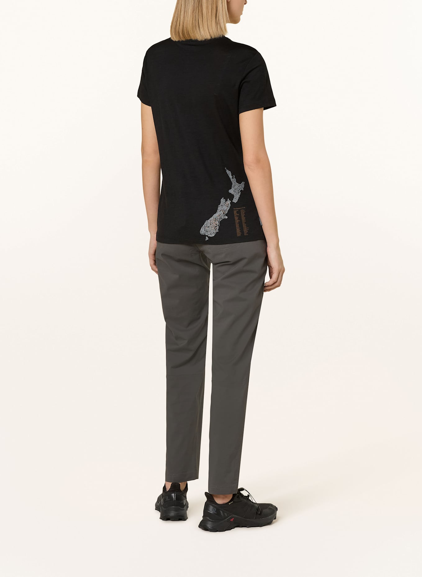 icebreaker Trekkinghose ELEVATION: DUNKELGRAU