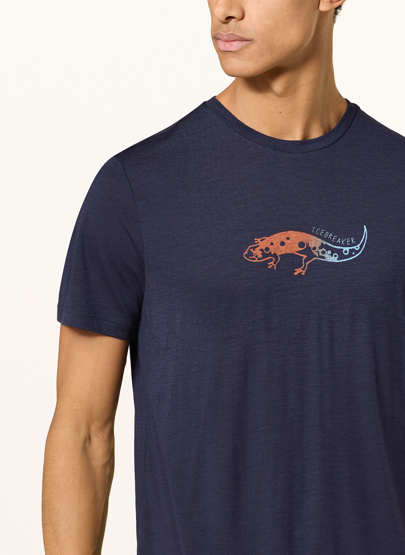 icebreaker T-Shirt MERINO 150 TECH LITE™ aus Merinowolle: DUNKELBLAU
