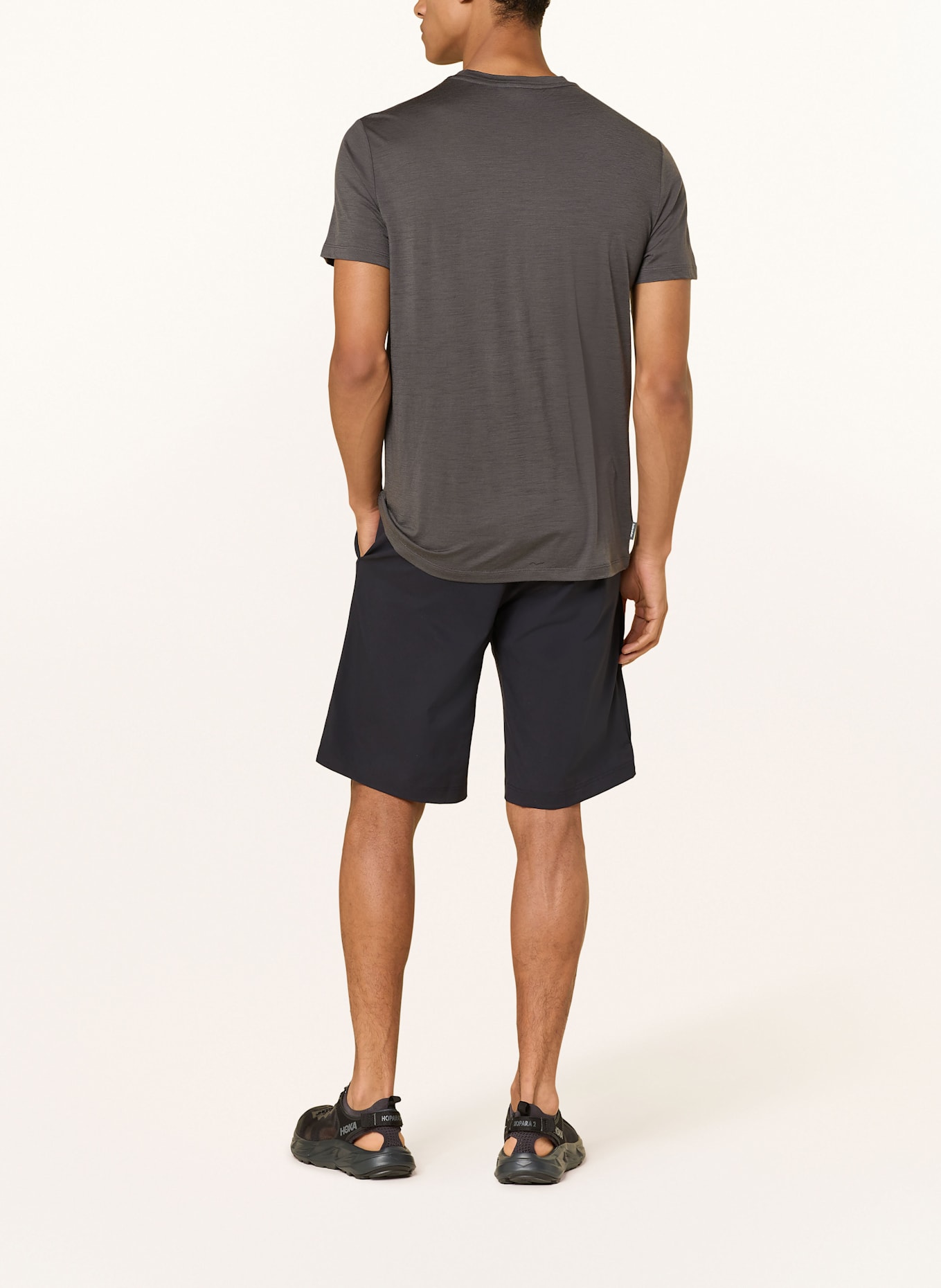 icebreaker T-Shirt MERINO 150 TECH LITE™ aus Merinowolle: DUNKELGRAU