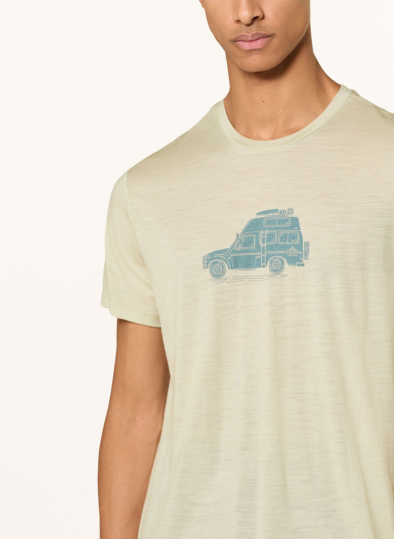 icebreaker T-Shirt MERINO 150 TECH LITE™ aus Merinowolle: GRAU