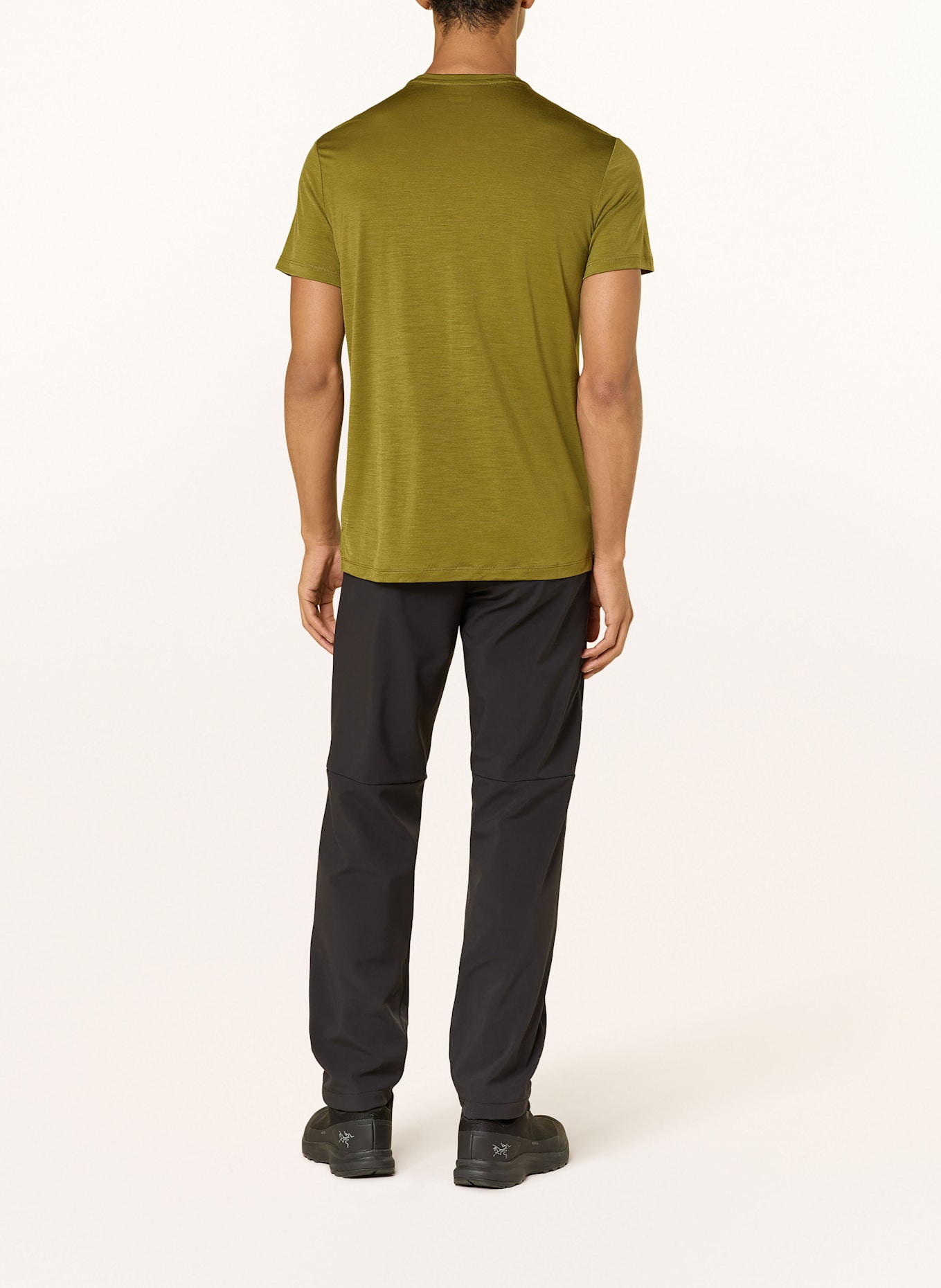 icebreaker T-Shirt MERINOMIX 125 COOL-LITE™ SPHERE mit Merinowolle: OLIV