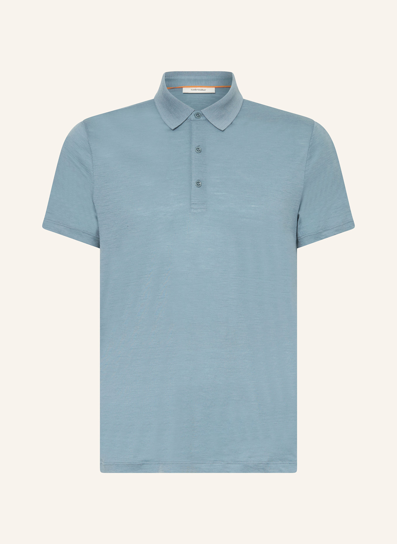 icebreaker Funktions-Poloshirt 150 TECH LITE III aus Merinowolle: BLAUGRAU