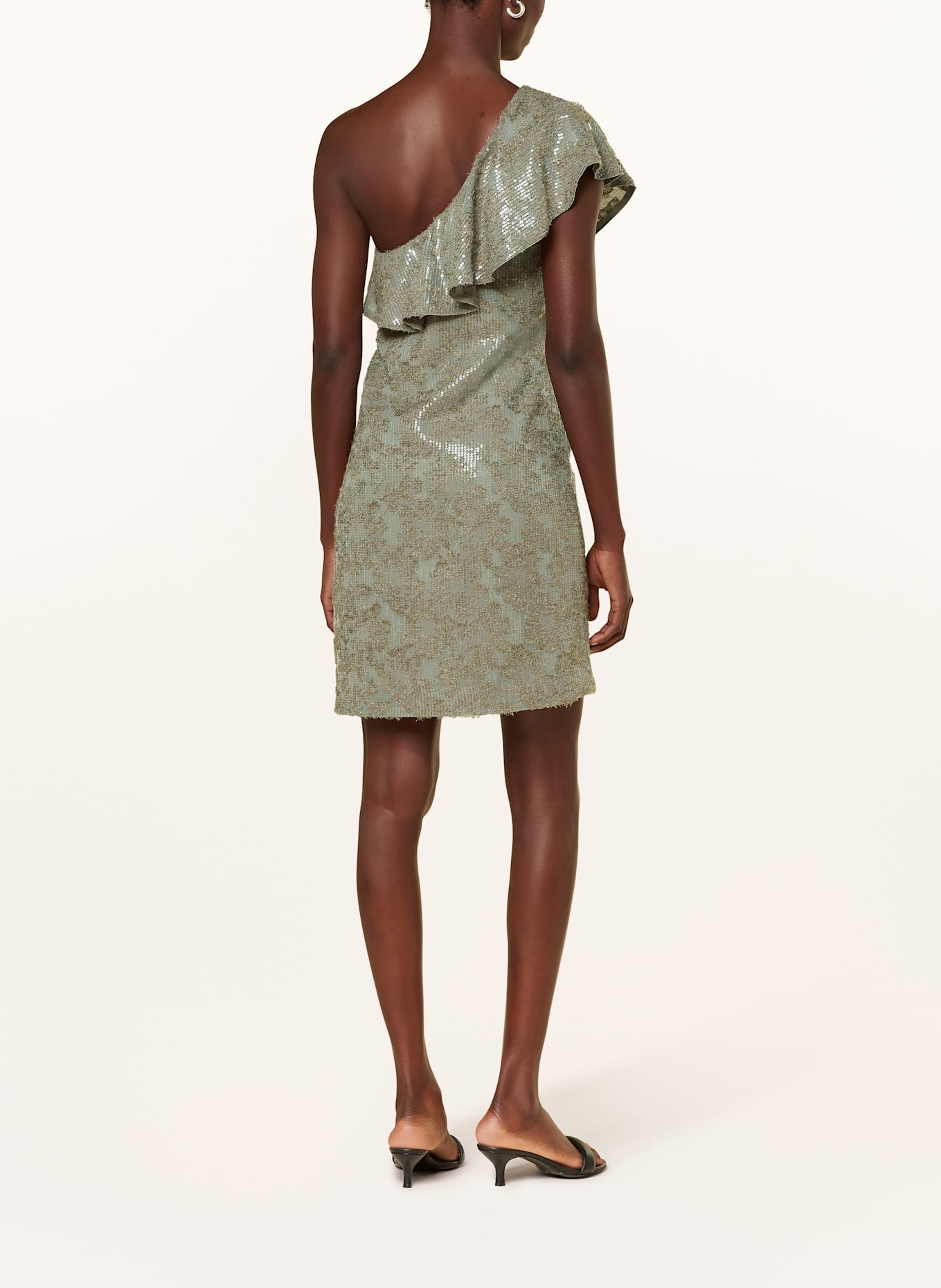 DOROTHEE SCHUMACHER Cocktailkleid SEQUIN STATEMENT mit Pailletten: OLIV